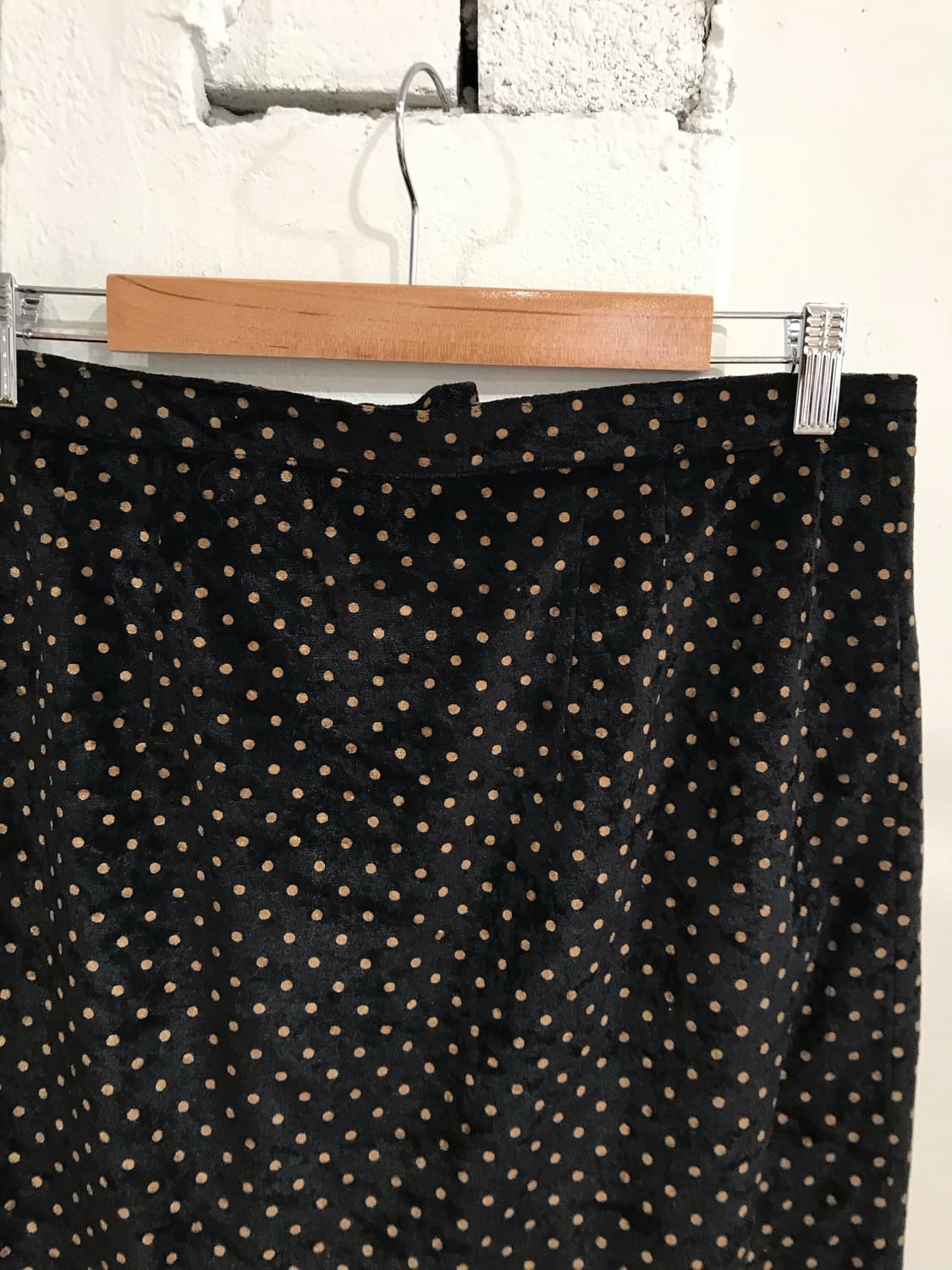 dot velvet skirt 상품이미지5