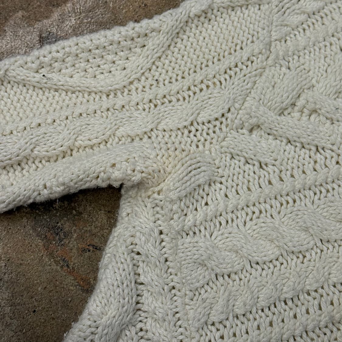 폴로 랄프로렌 라운드넥 꽈배기 니트  상품이미지8