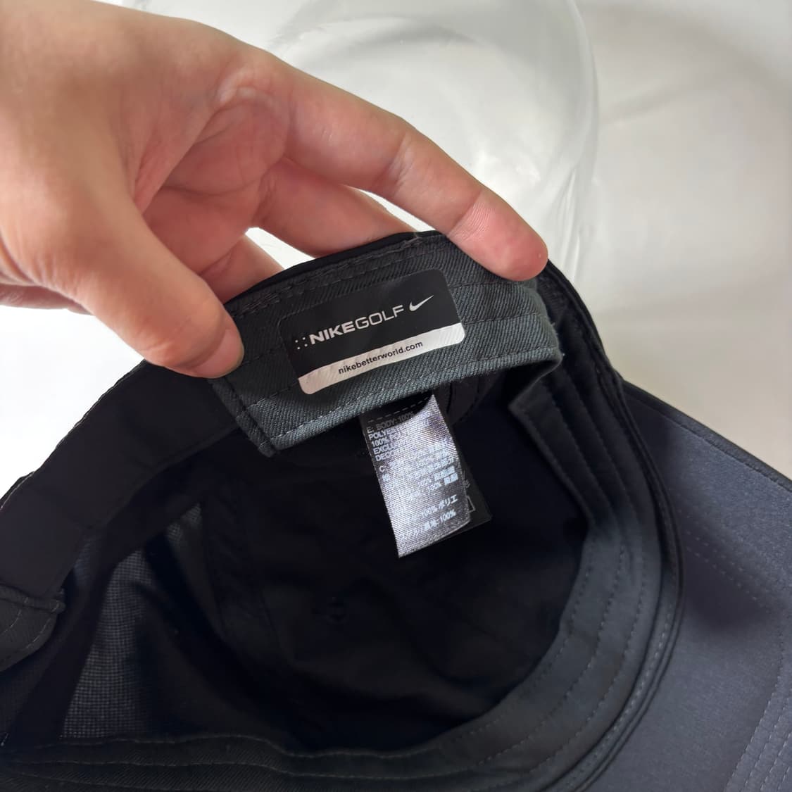 OS 나이키 골프 블랙 기능성 볼캡 상품이미지4