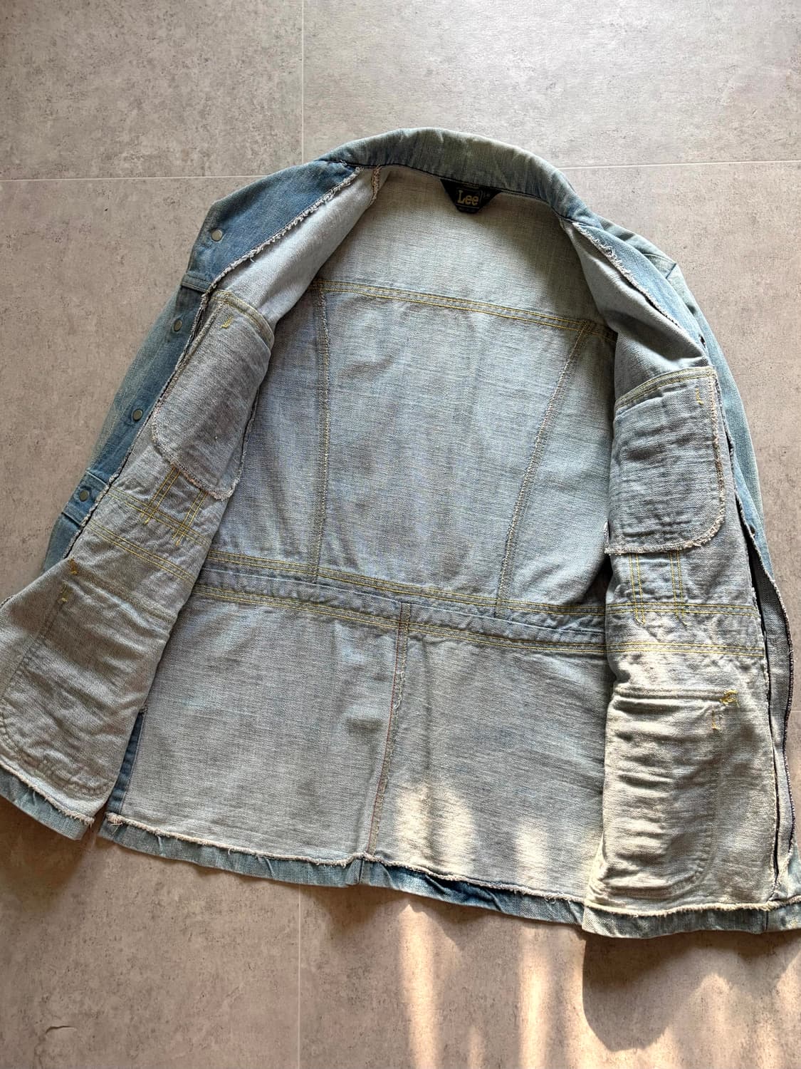 70's Lee 데님 사파리 자켓 L(100~103) 상품이미지6