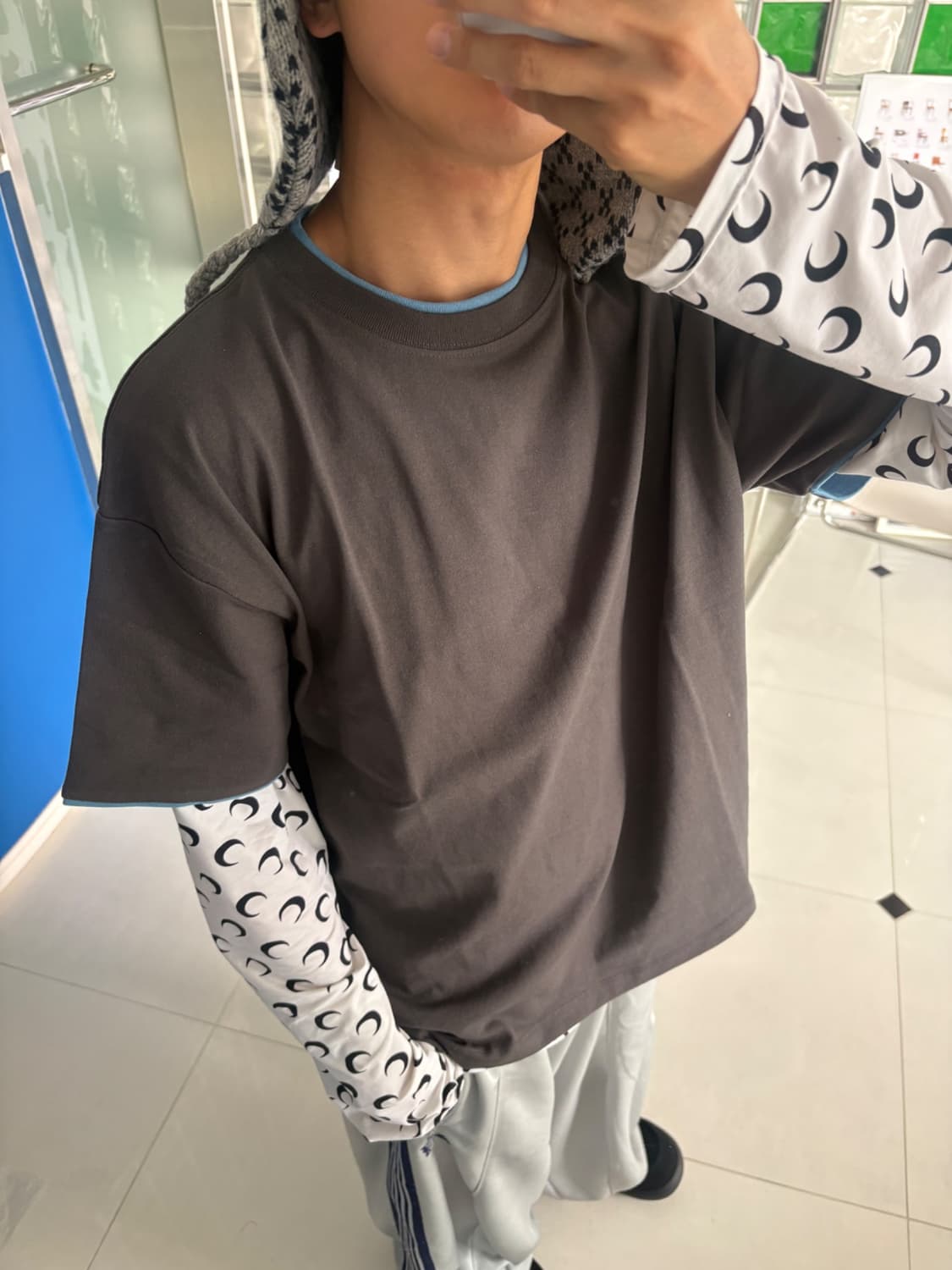 Fake Layered Crewneck 페이크 레이어 크루넥 상품이미지2