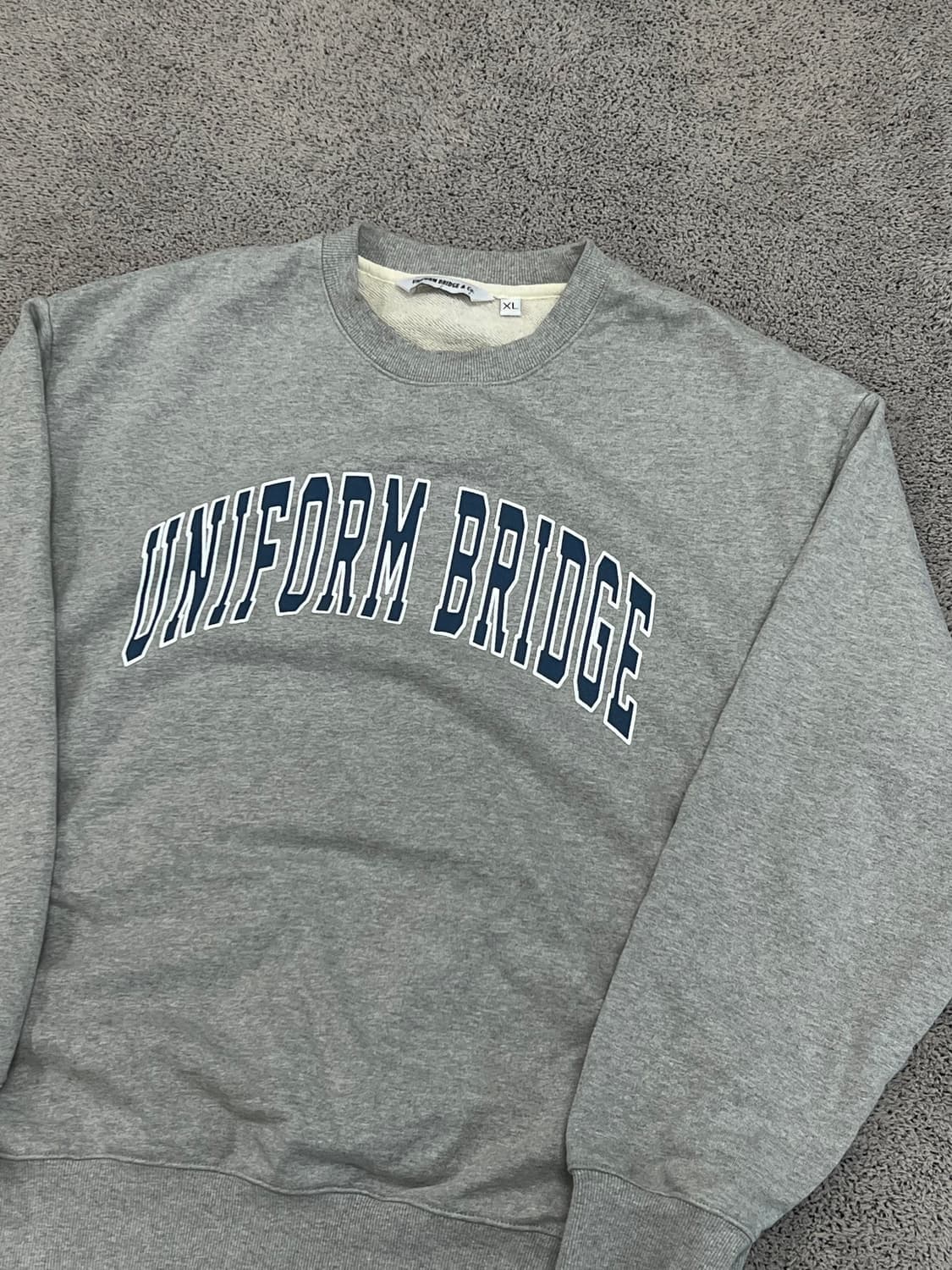 (XL) 유니폼브릿지 스펠아웃 맨투맨 그레이 상품이미지2