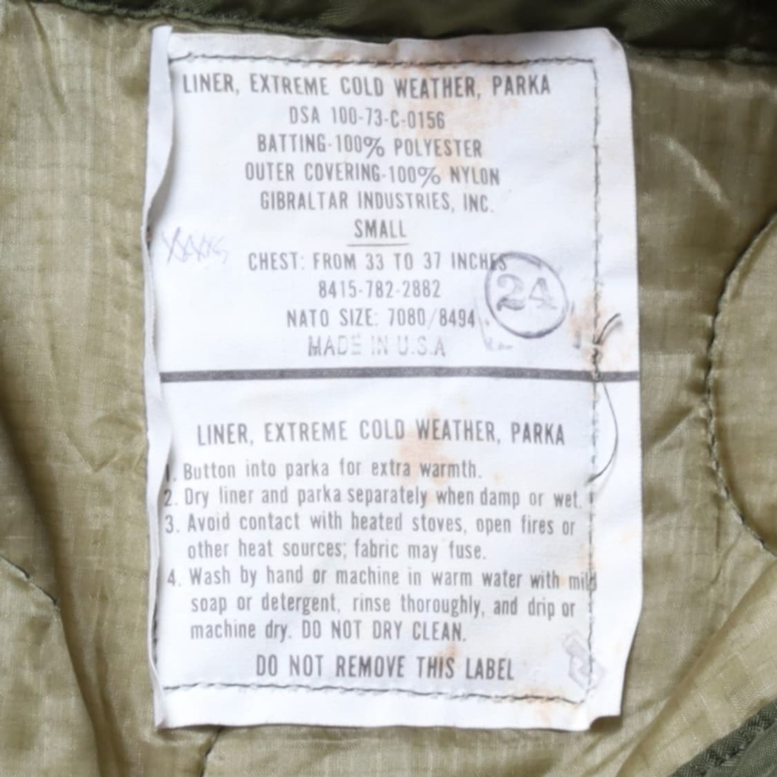 US Army M-65 Fishtail Parka

 상품이미지8