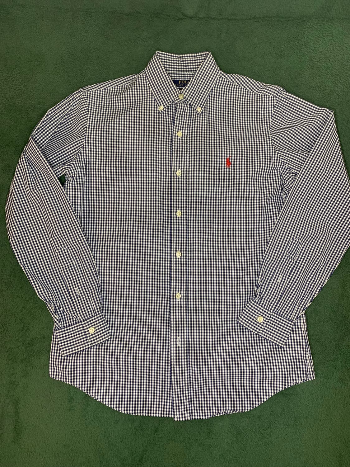 폴로 랄프로렌 깅엄체크 긴팔 셔츠 상품이미지1