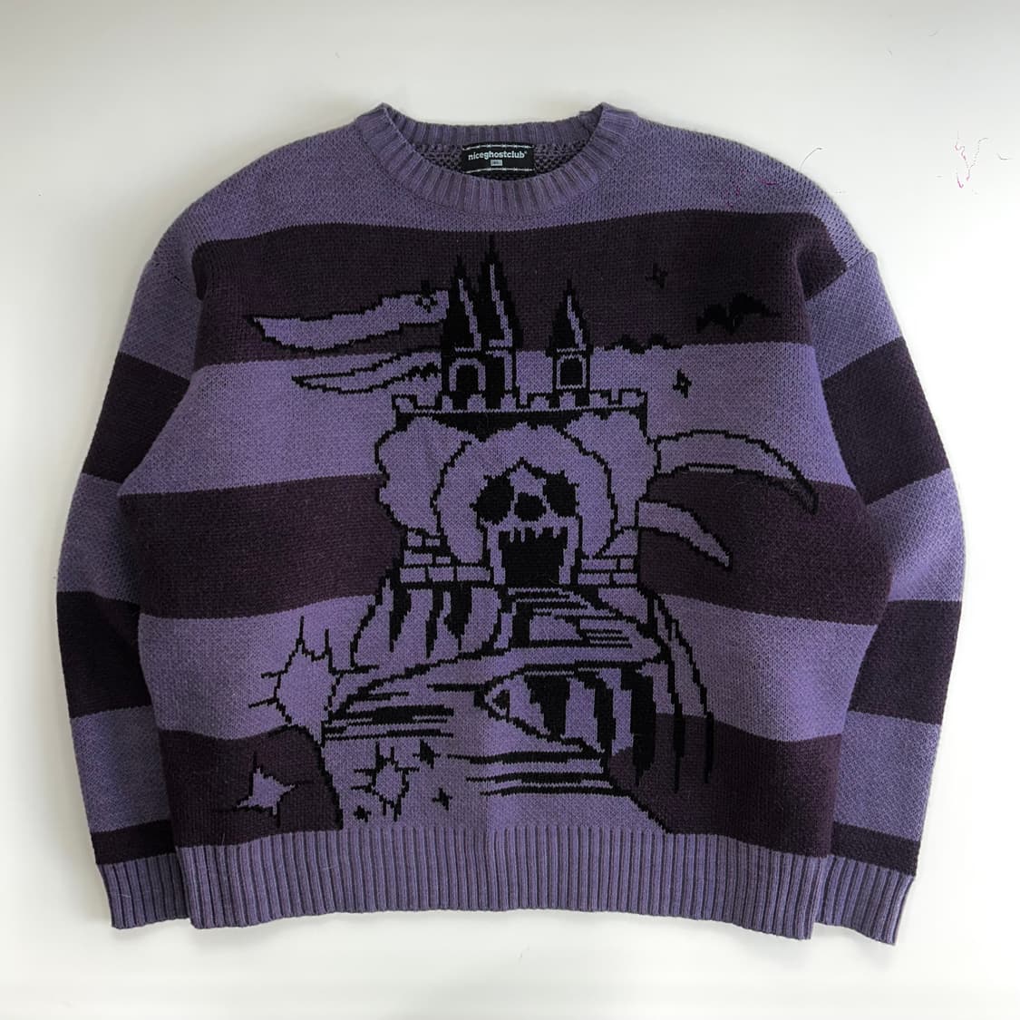 Niceghostclub 나이스고스트클럽 head castle 다크퍼플 상품이미지3