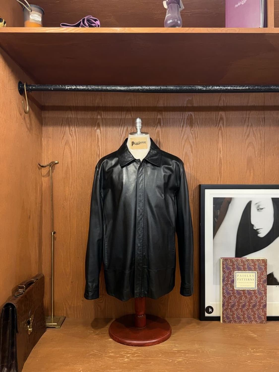 인난찌 레더 블루종 상품이미지1