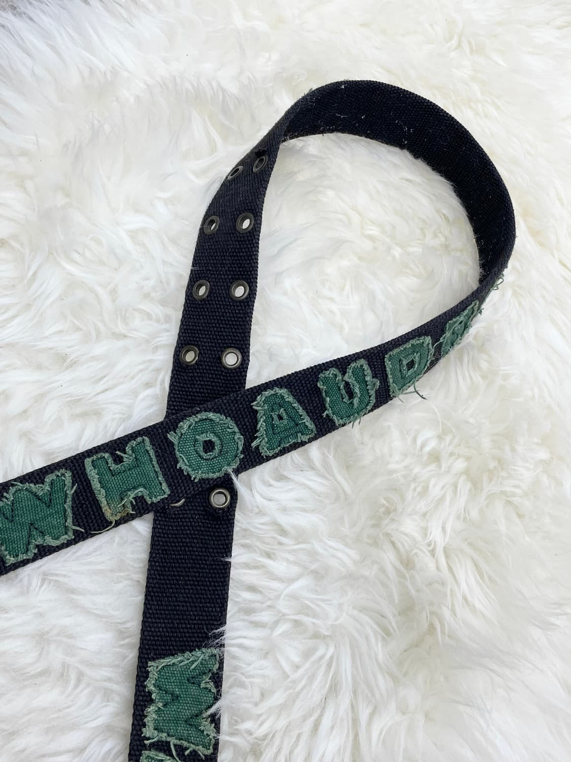 레터링 캔버스 버클 벨트 상품이미지5