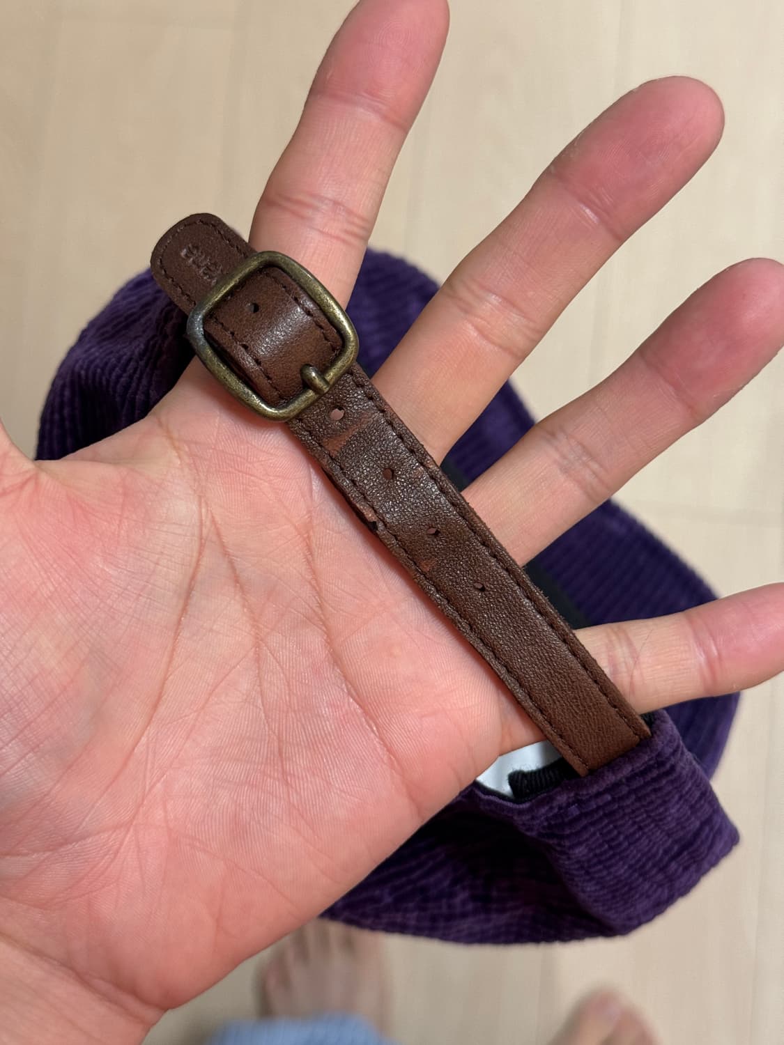 슈프림 코듀로이 캡 (퍼플,보라) 상품이미지6