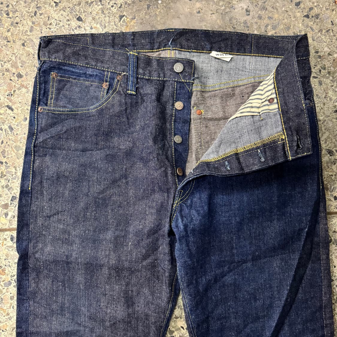 [38] Sugar Cane Aloha Denim 셀비지 투톤 팬츠 상품이미지3