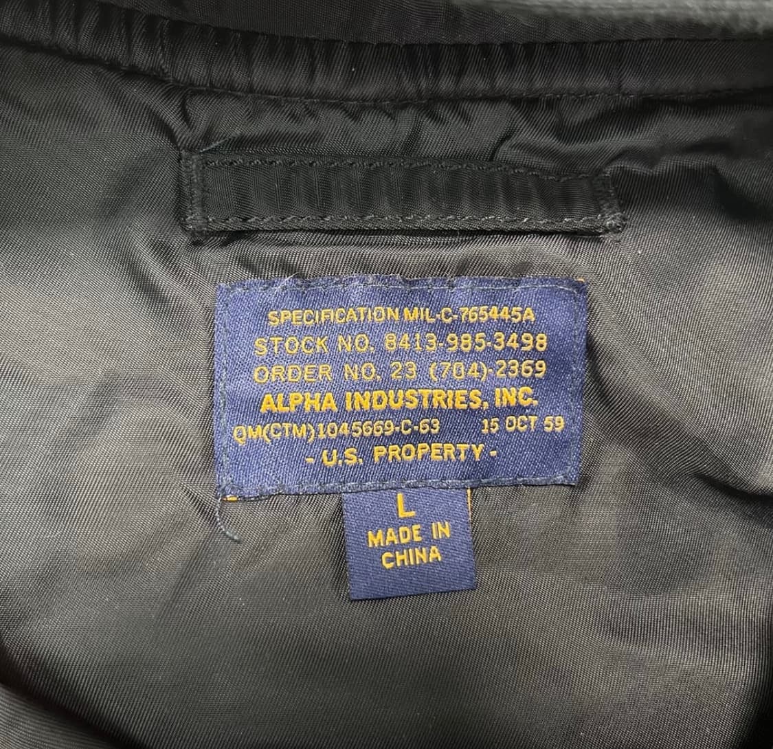 알파인더스트리 Ma-1 항공자켓 상품이미지4