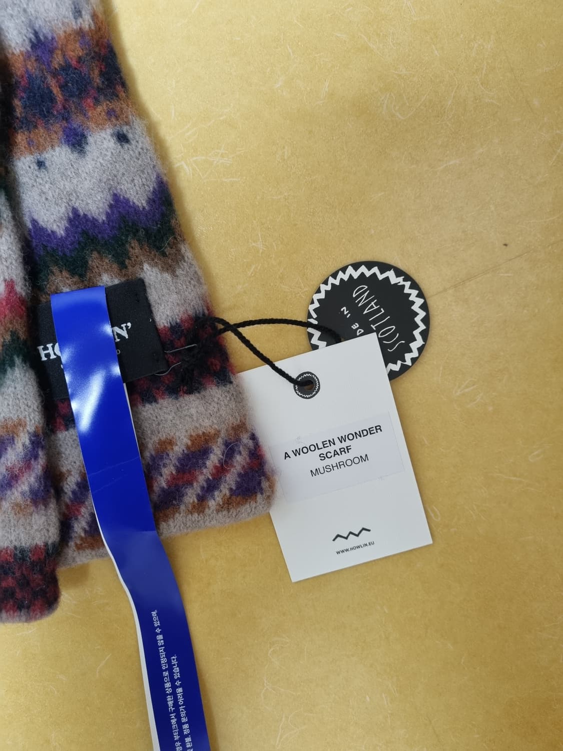하울린 울른 원더 스카프 머쉬룸 새상품 상품이미지2