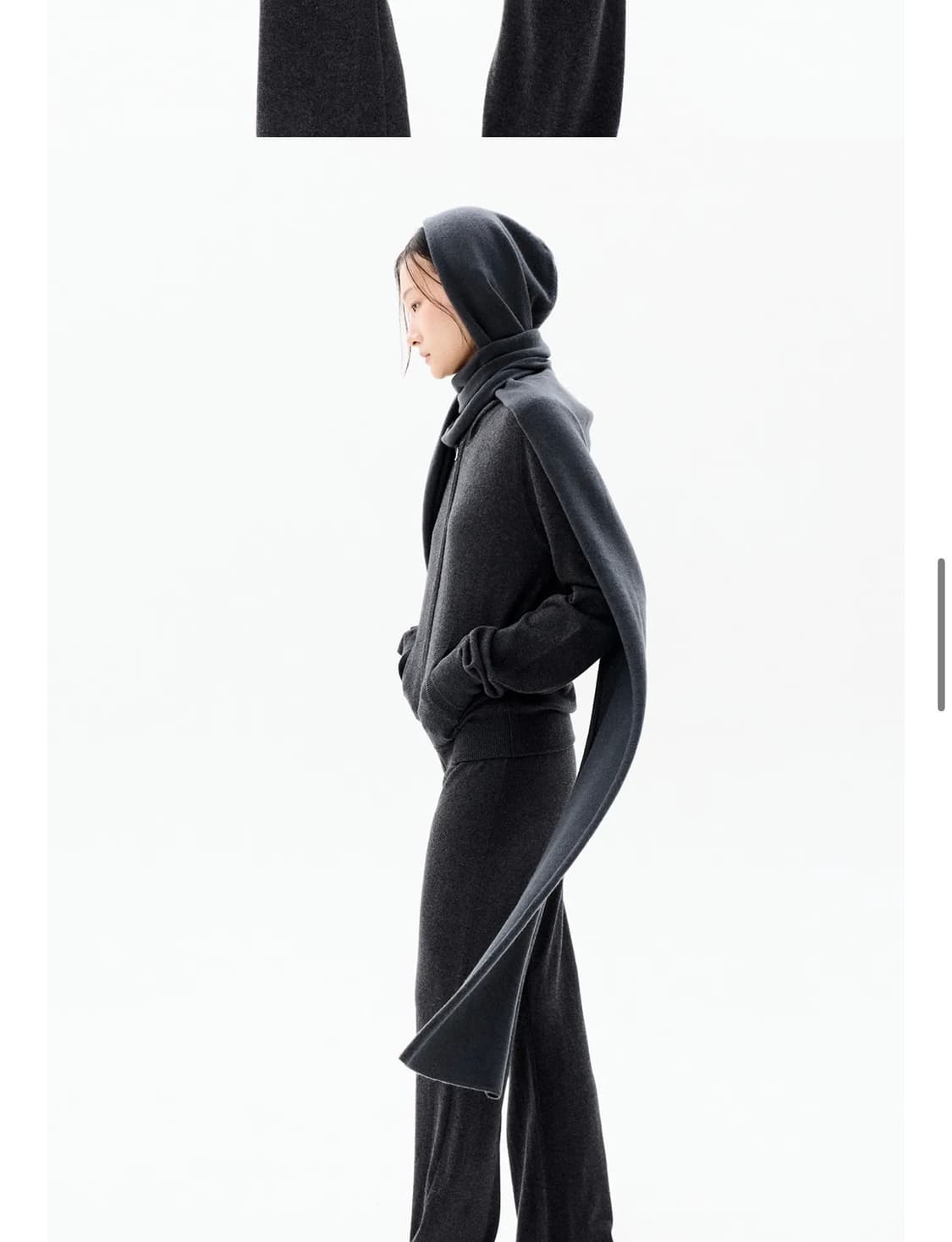 Cosmoss 코스모스 울 후드 머플러 상품이미지1