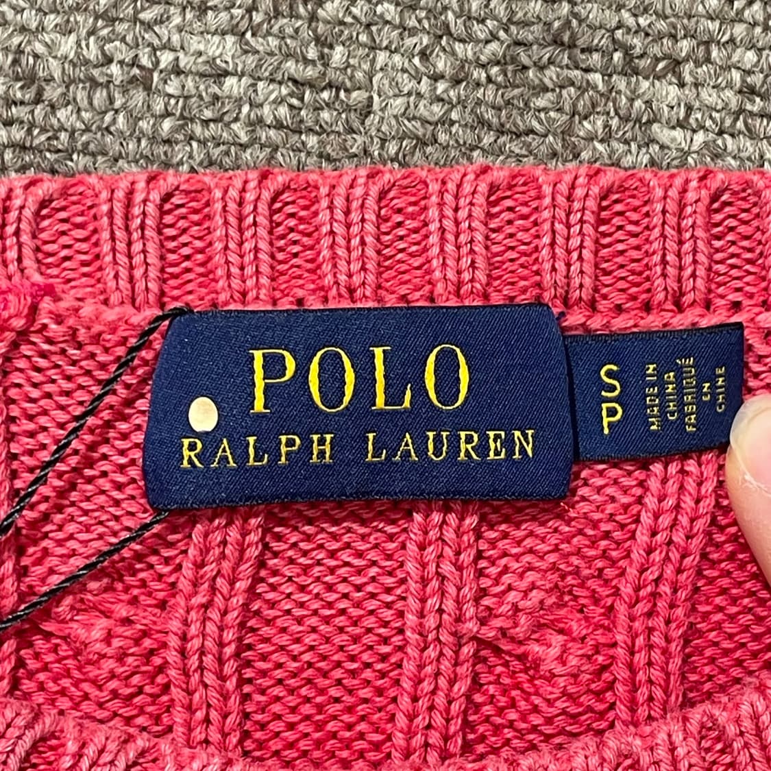 (S) POLO 폴로 랄프로렌 케이블 니트 상품이미지6