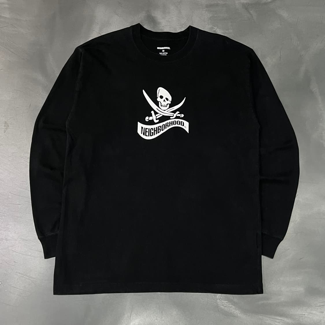  네이버후드 스컬 프린팅 롱슬리브 y15966 상품이미지1
