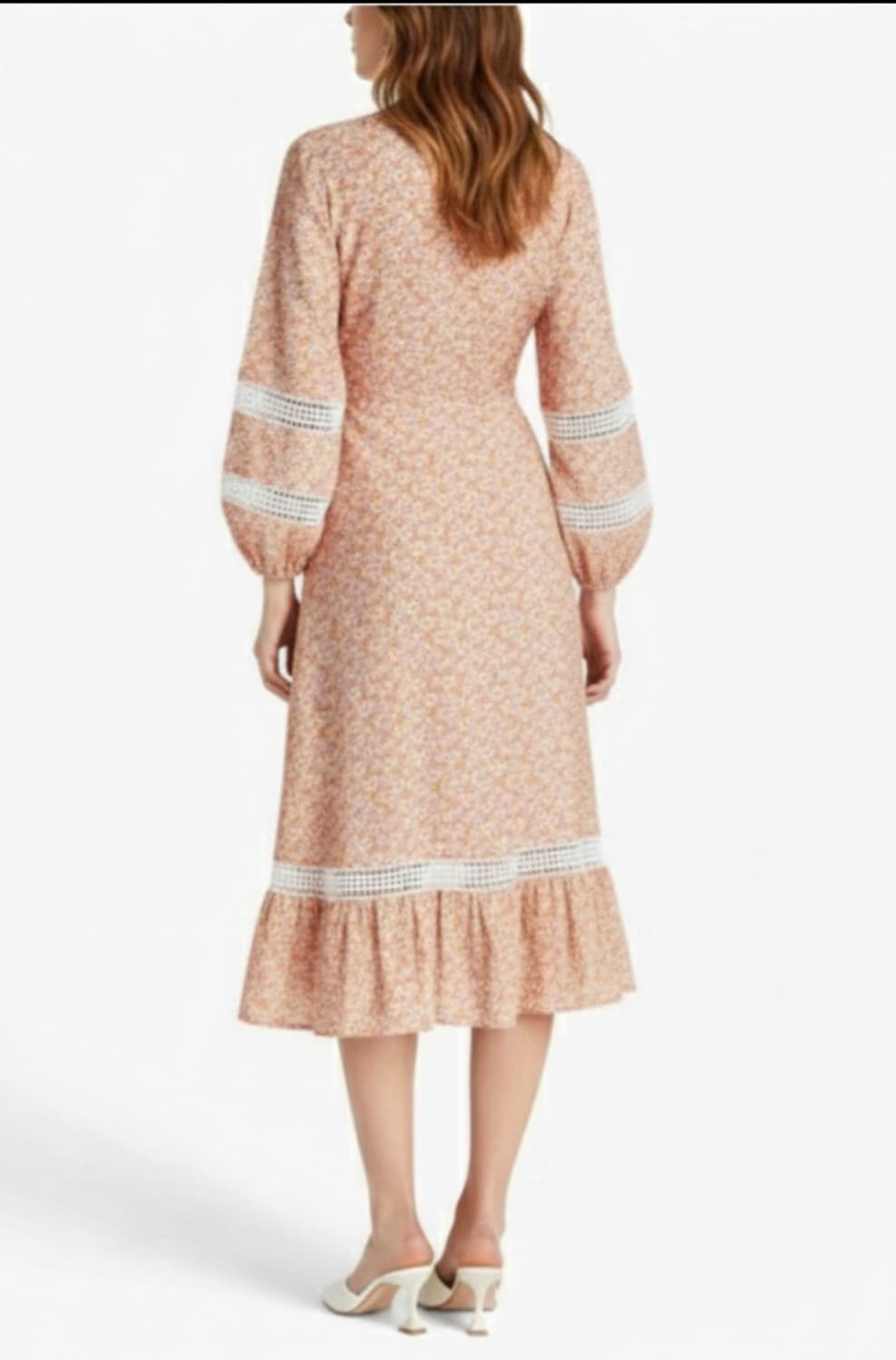 마쥬 2023 린넨블렌드 플로럴 랩원피스 66사이즈 상품이미지2