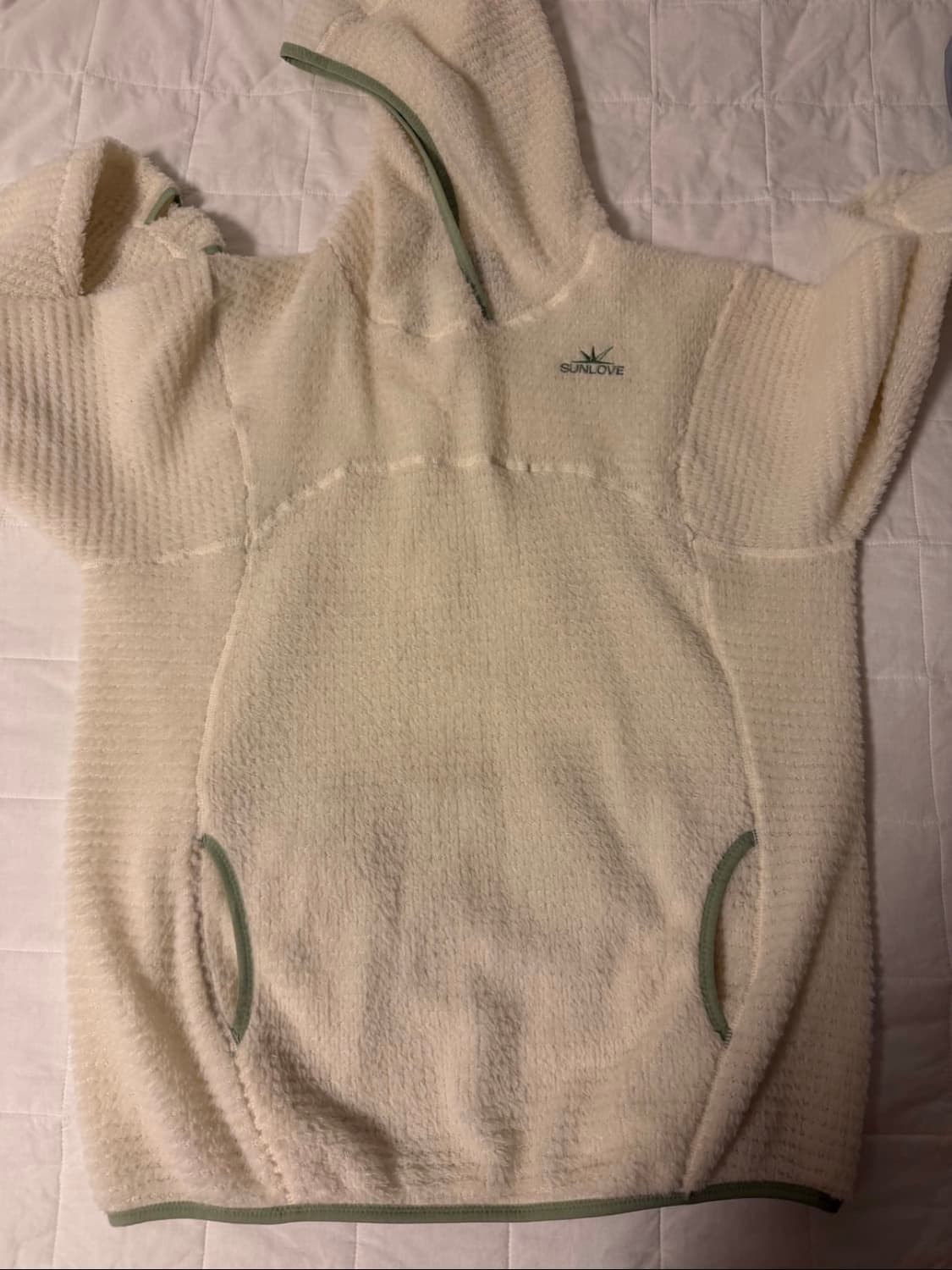 썬러브 폴라텍알파 후드 아이보리 상품이미지2