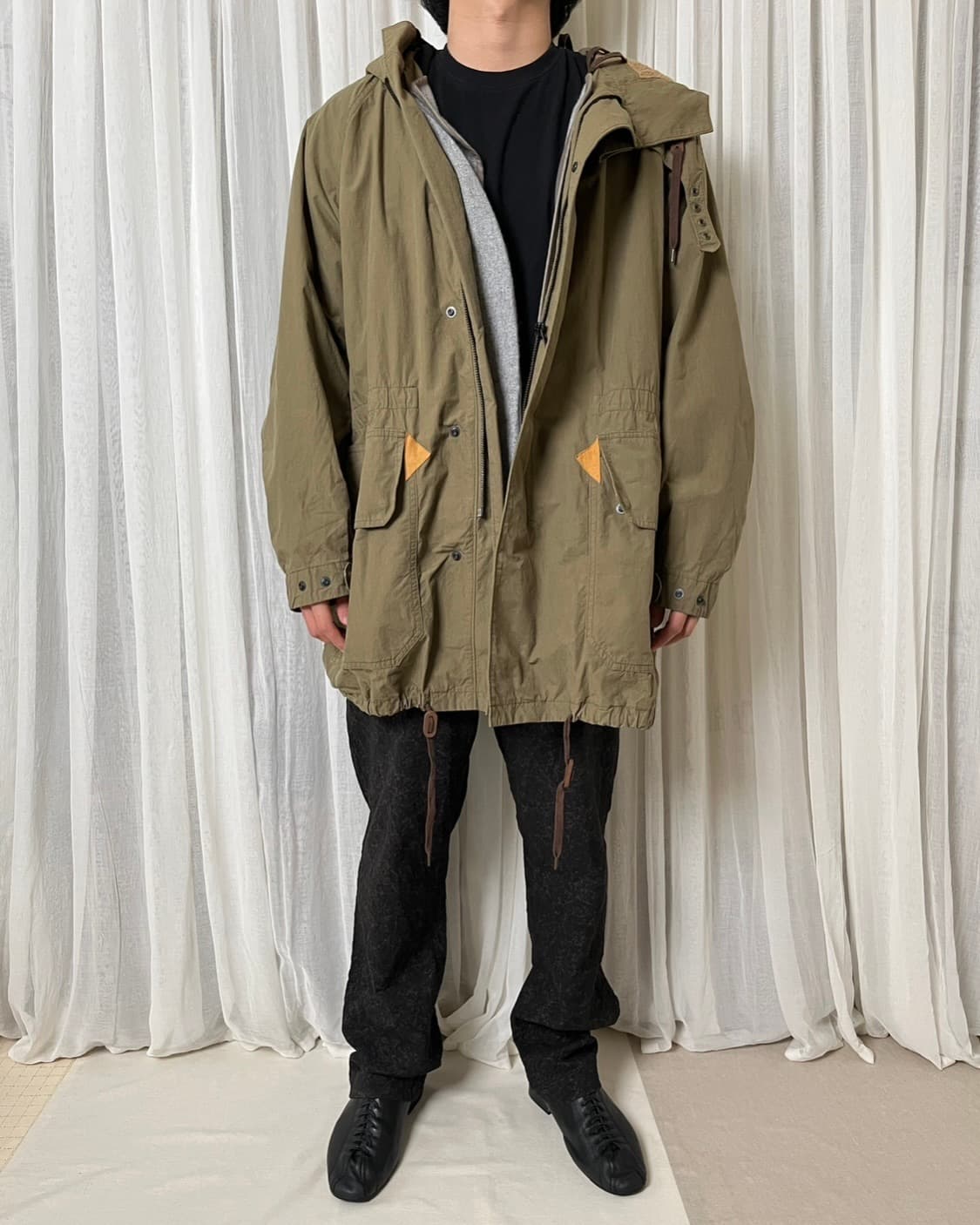 Kolor 모즈 코트 컬러 개파카 야상 m-65 상품이미지8