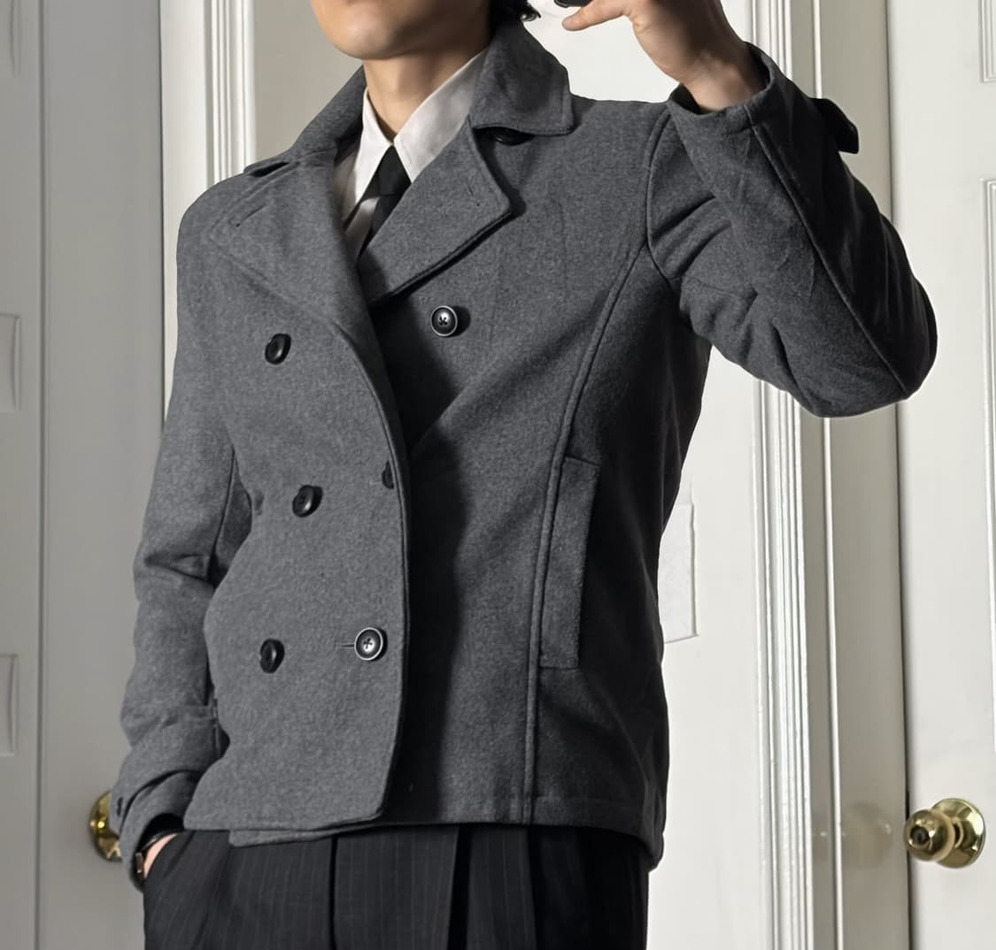 Nylaus 피코트 그레이 상품이미지1