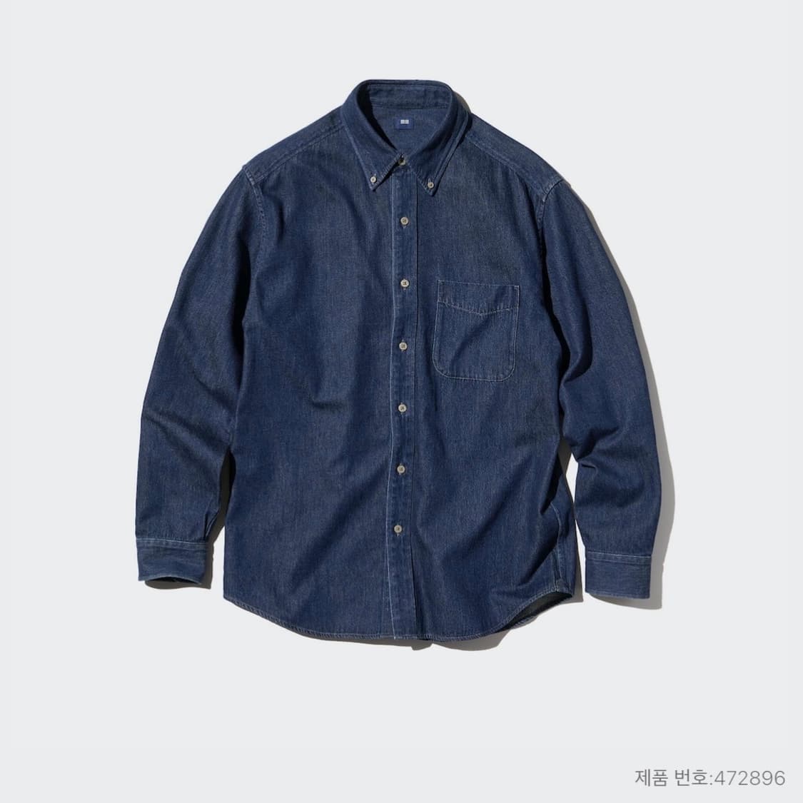 [M] 유니클로 데님셔츠 상품이미지1