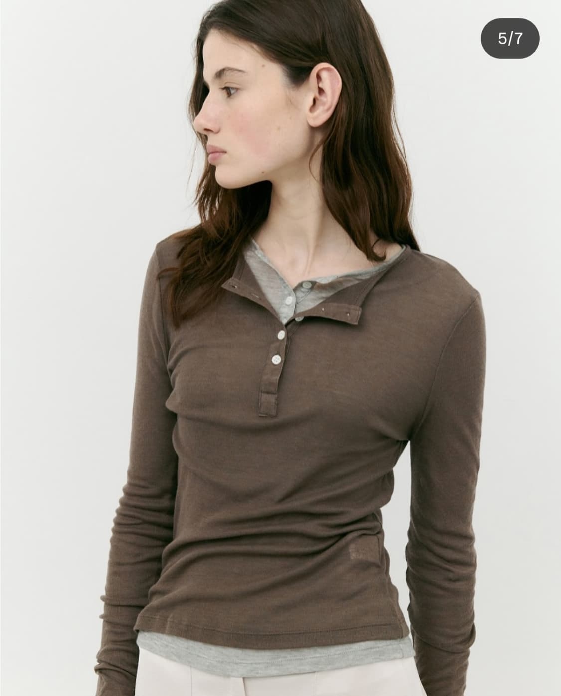 아르토 텐셀 긴팔 레이어드 티셔츠  상품이미지1