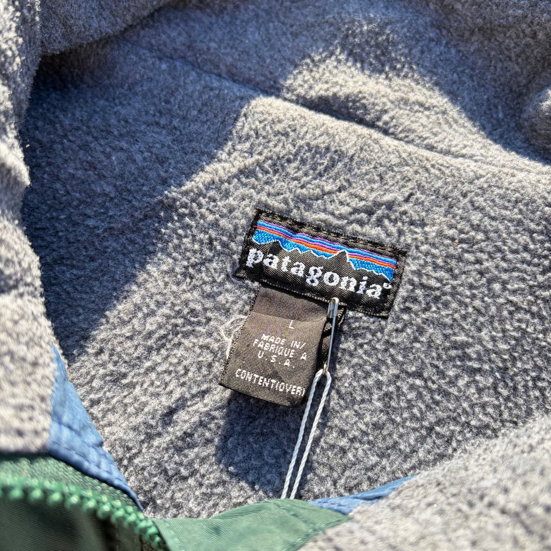 90s USA OG 파타고니아 쉘드 신칠라 봄버자켓 L 상품이미지5