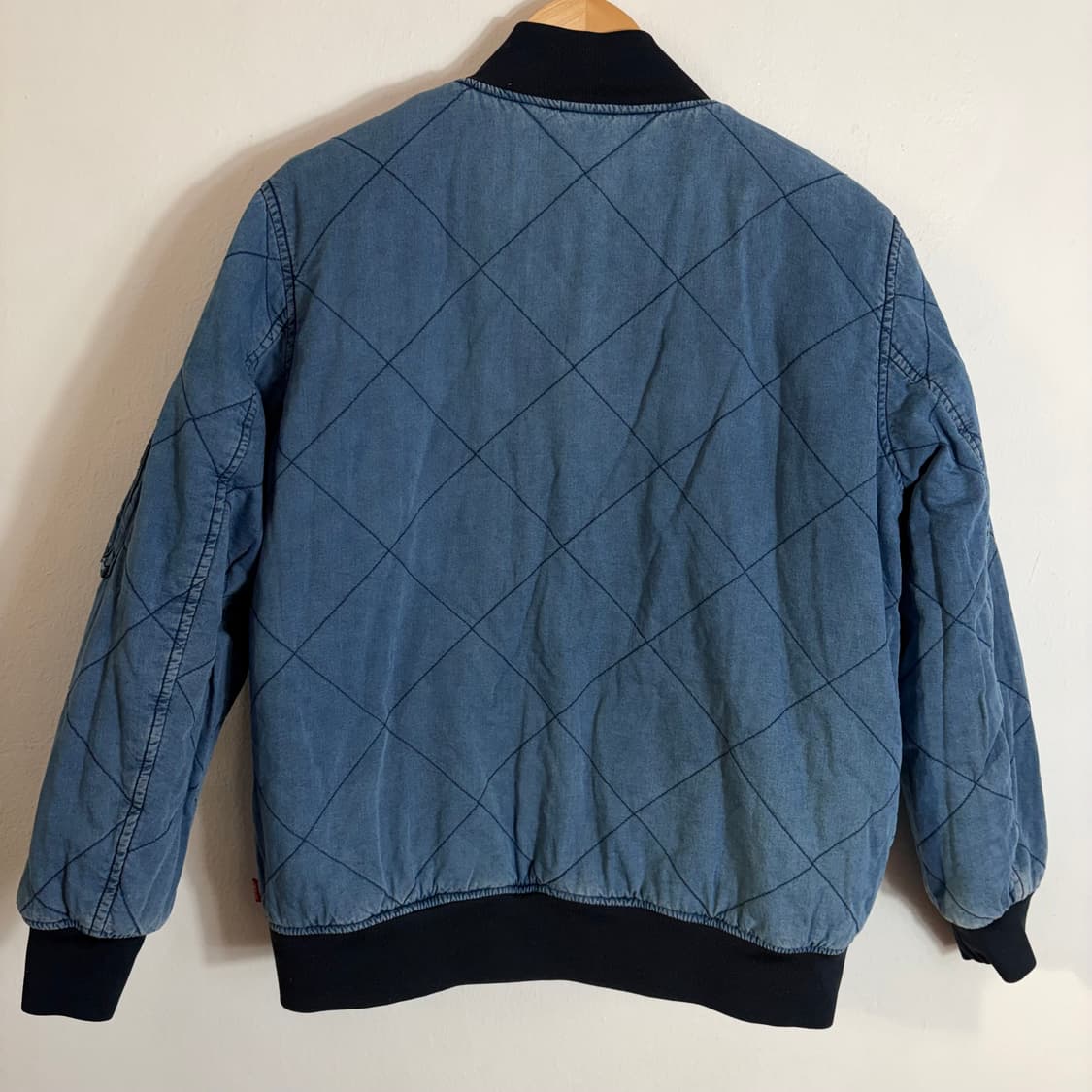 리바이스 퀄팅 리버시블 데님 자켓(M) 상품이미지2