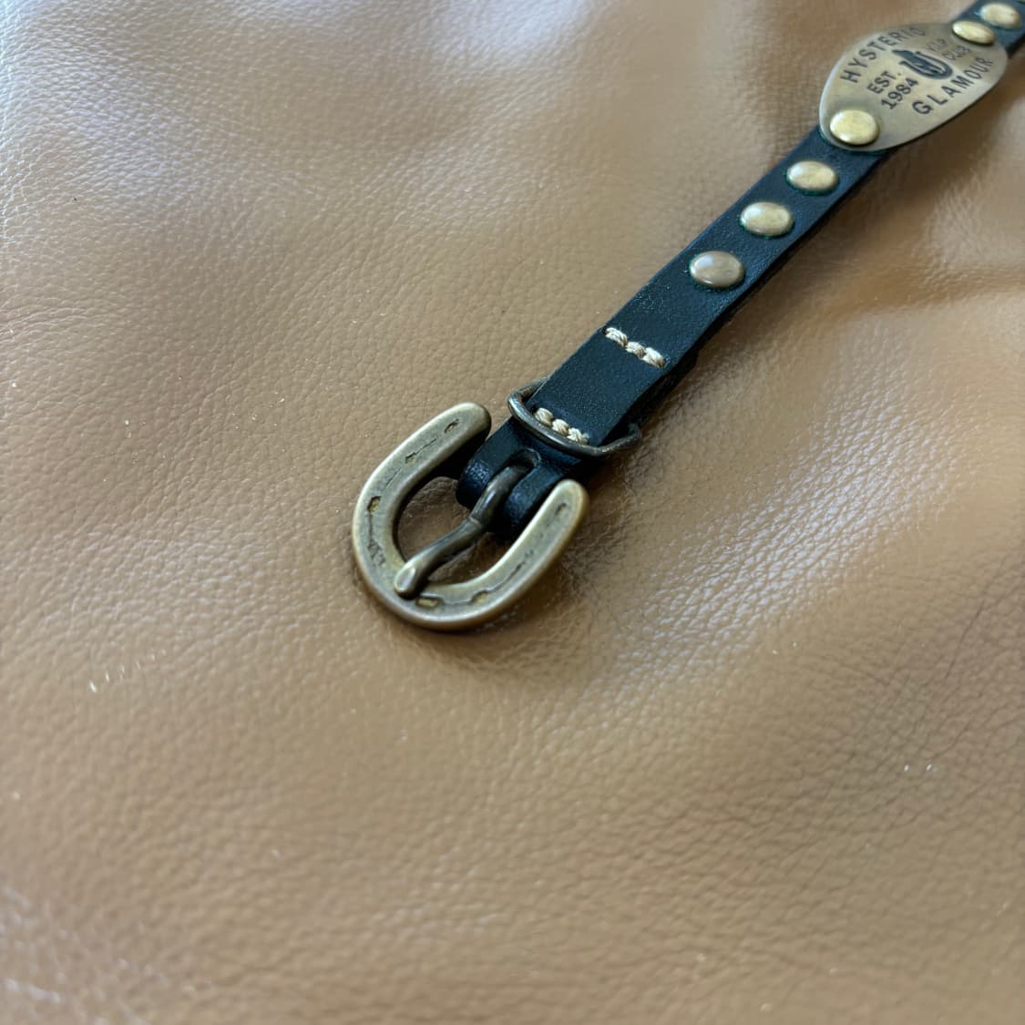 히스테릭글래머 이태리 레더 팔찌 도그태그 브레스 상품이미지2