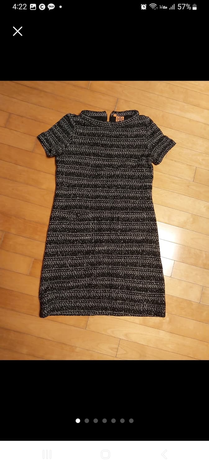 토리버치 니트 트위드 원피스 상품이미지1