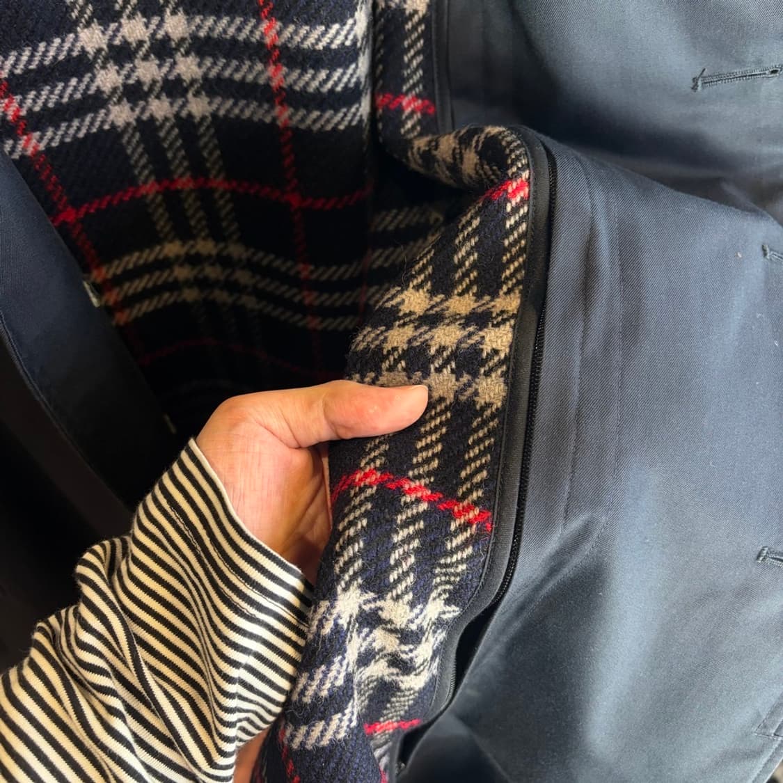 15386 - 버버리 네이비 맥코트 상품이미지7