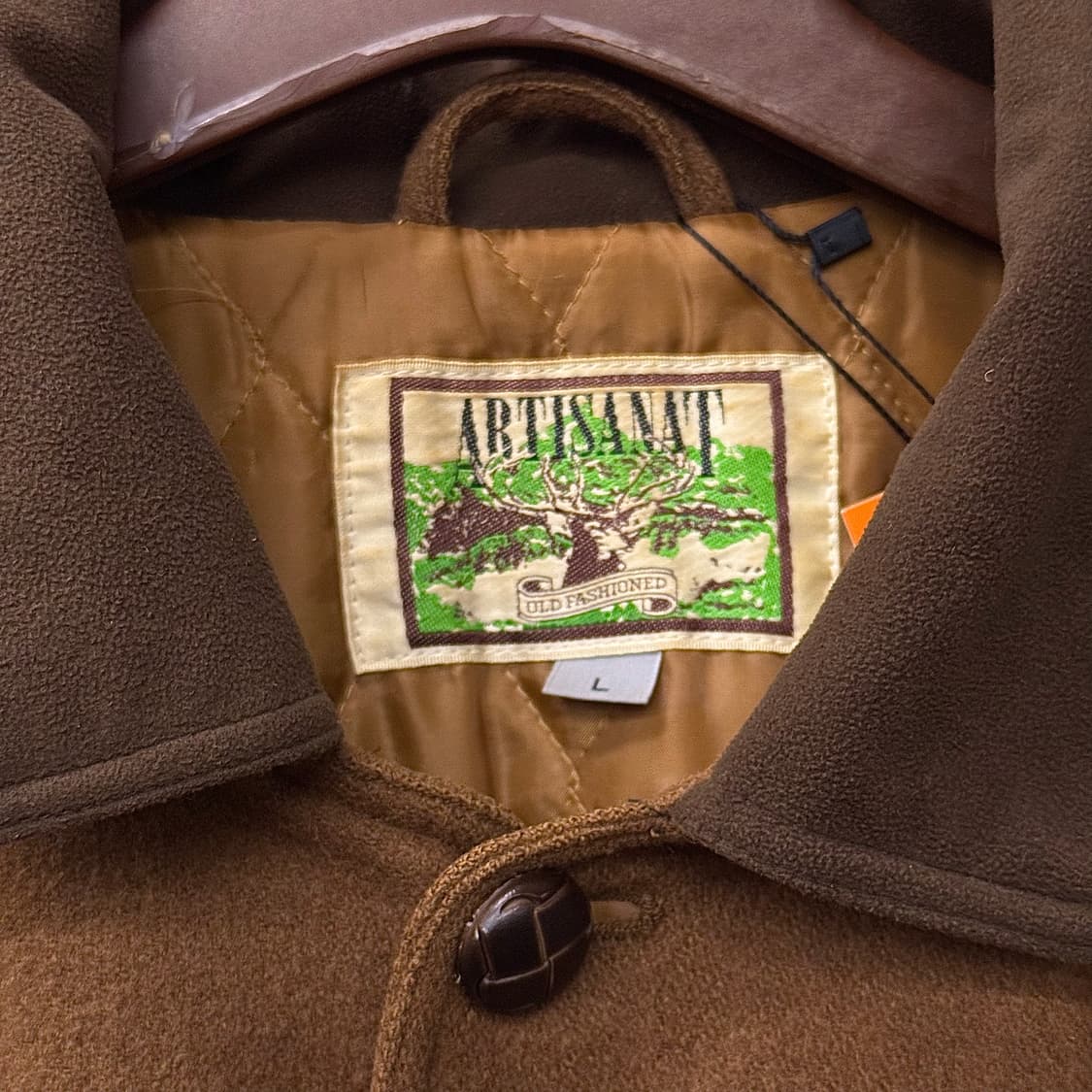 90s USA 빈티지 울 헌팅 코트 후드 탈부착 후디 상품이미지7