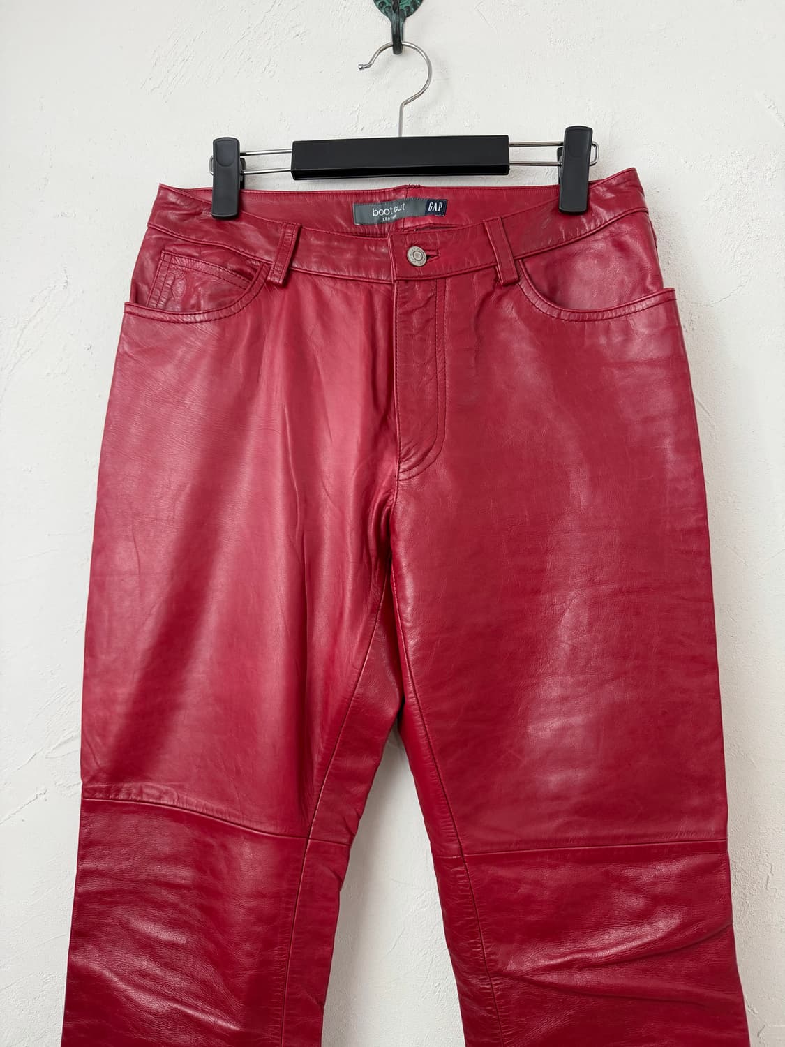 올드 갭 레더 팬츠 상품이미지2