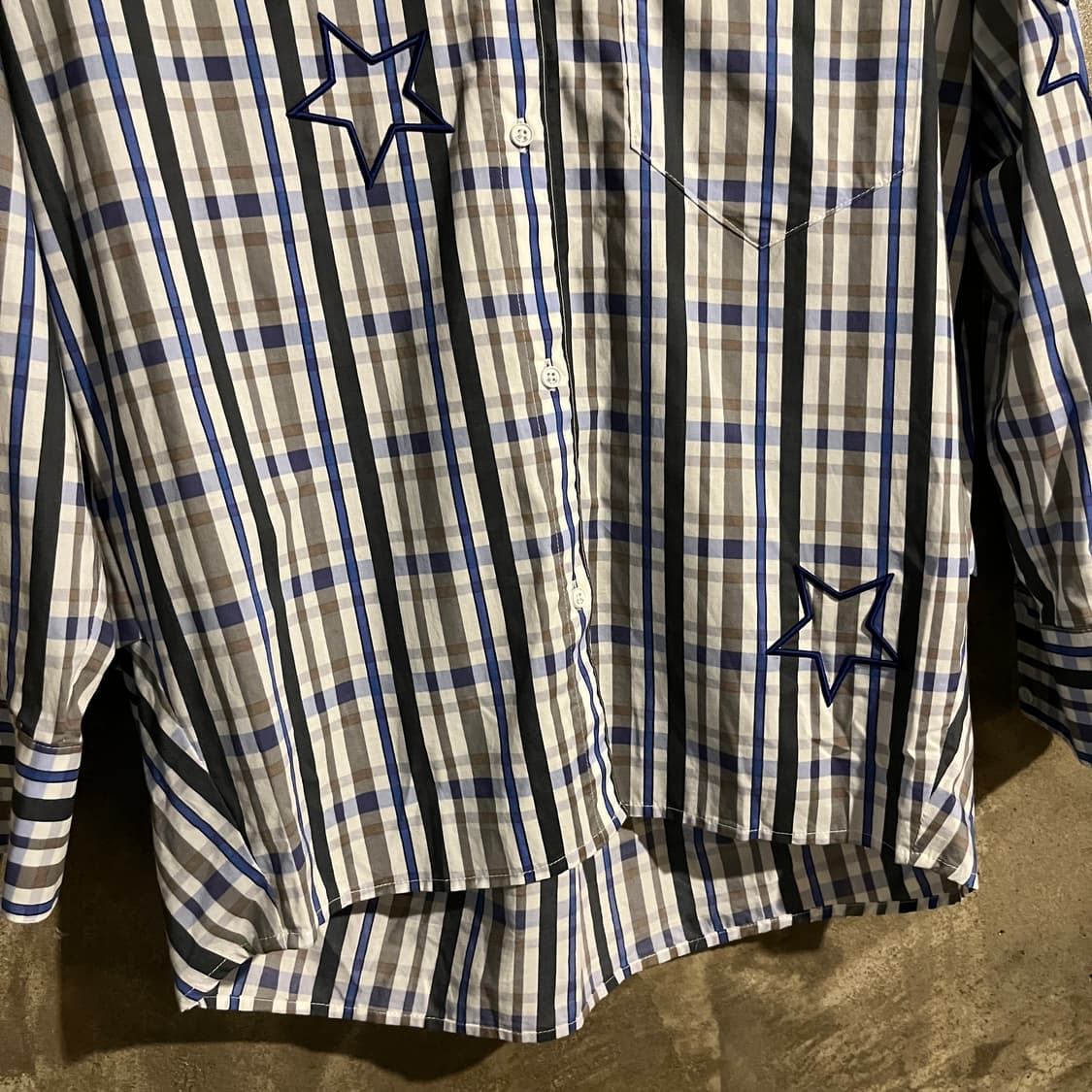 쥬시쥬디 코튼 체크 셔츠 자켓 상품이미지3