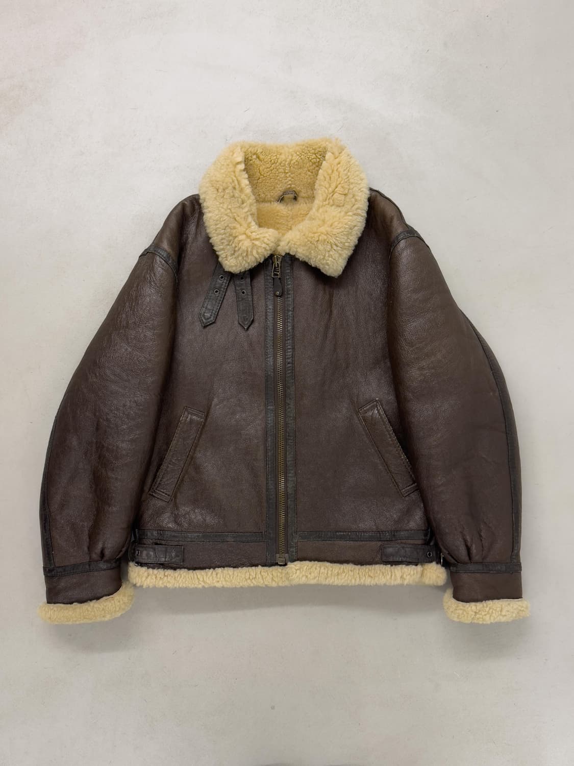 B3 무스탕 무통 자켓 상품이미지1