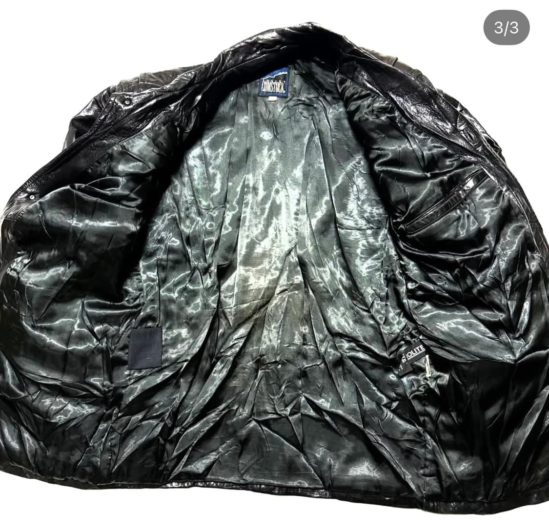 Comstock - 레더 코트 상품이미지3