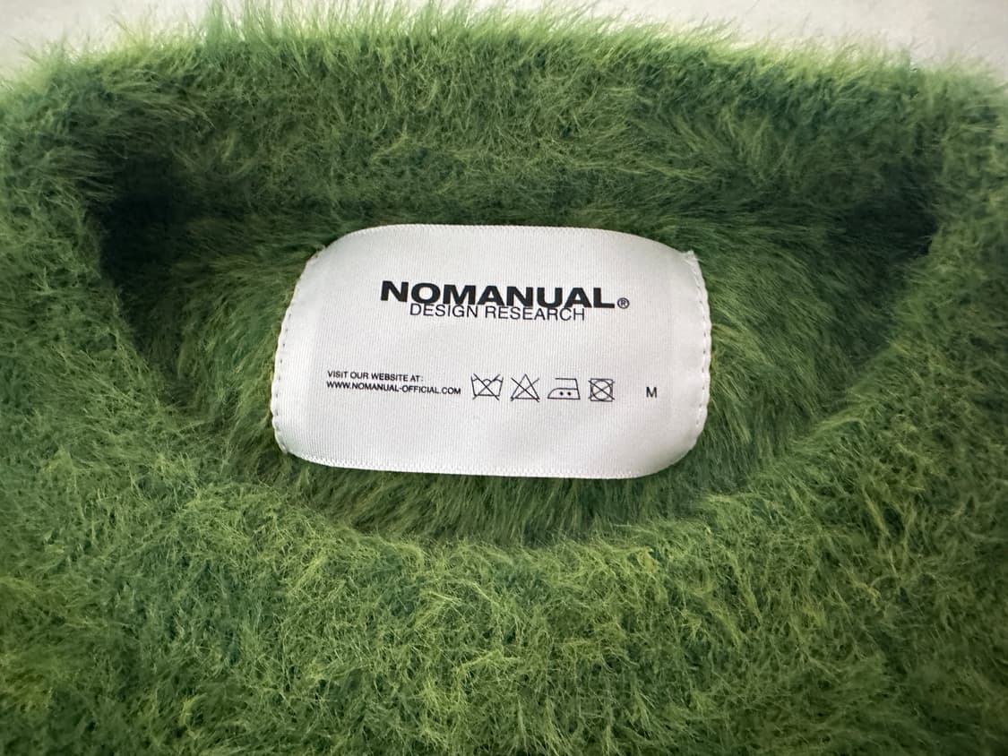 노메뉴얼 니트 CROPPED HAIRY KNIT 상품이미지2