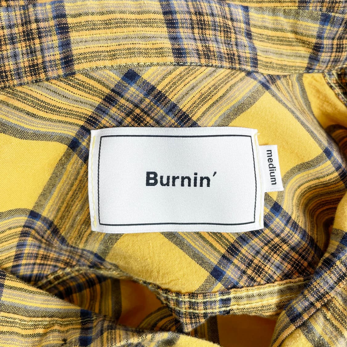 B1 버닝(Burnin')  체크셔츠 M사이즈 상품이미지4
