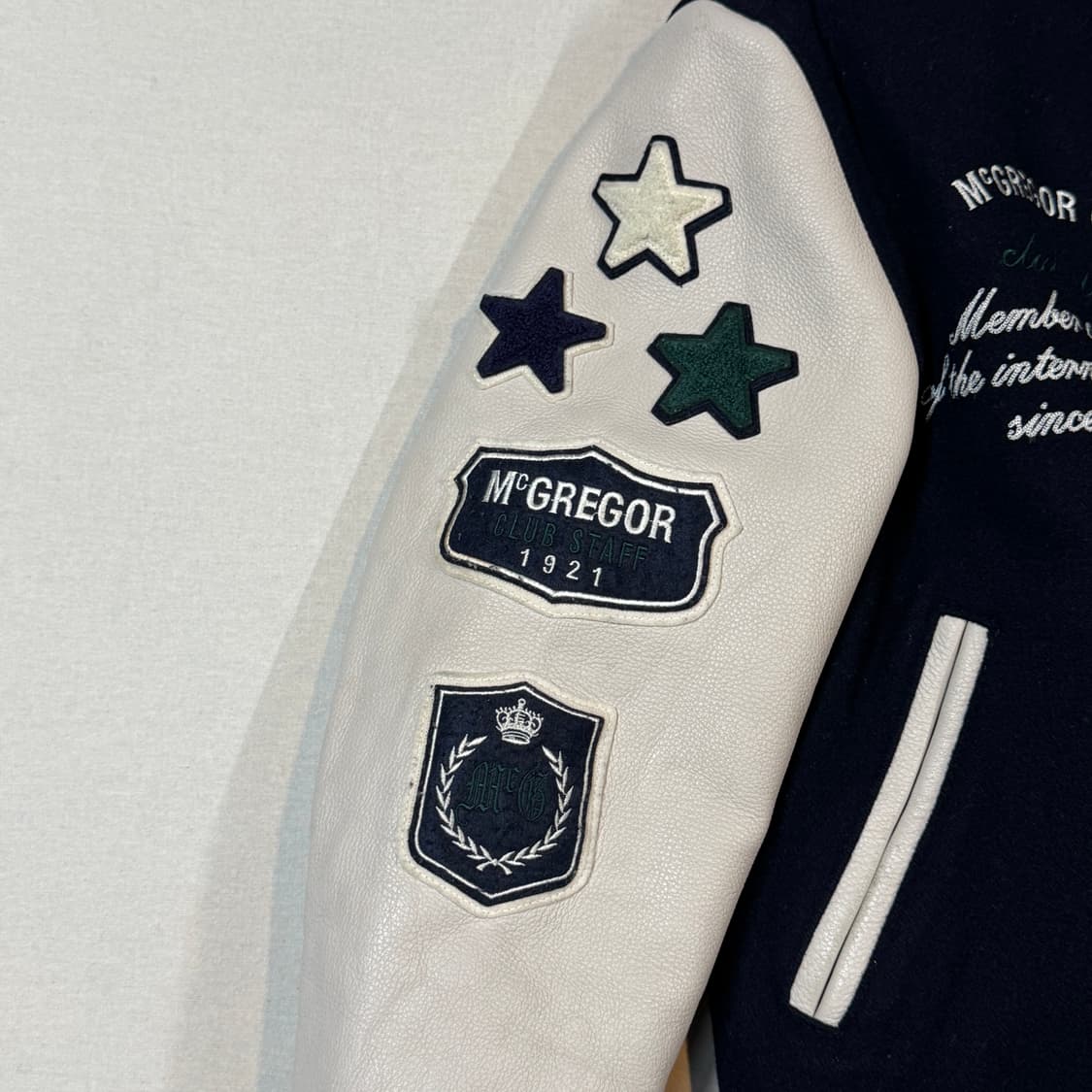 M) 맥그리거 1921 풀 패치 바시티 스타디움 자켓 상품이미지3