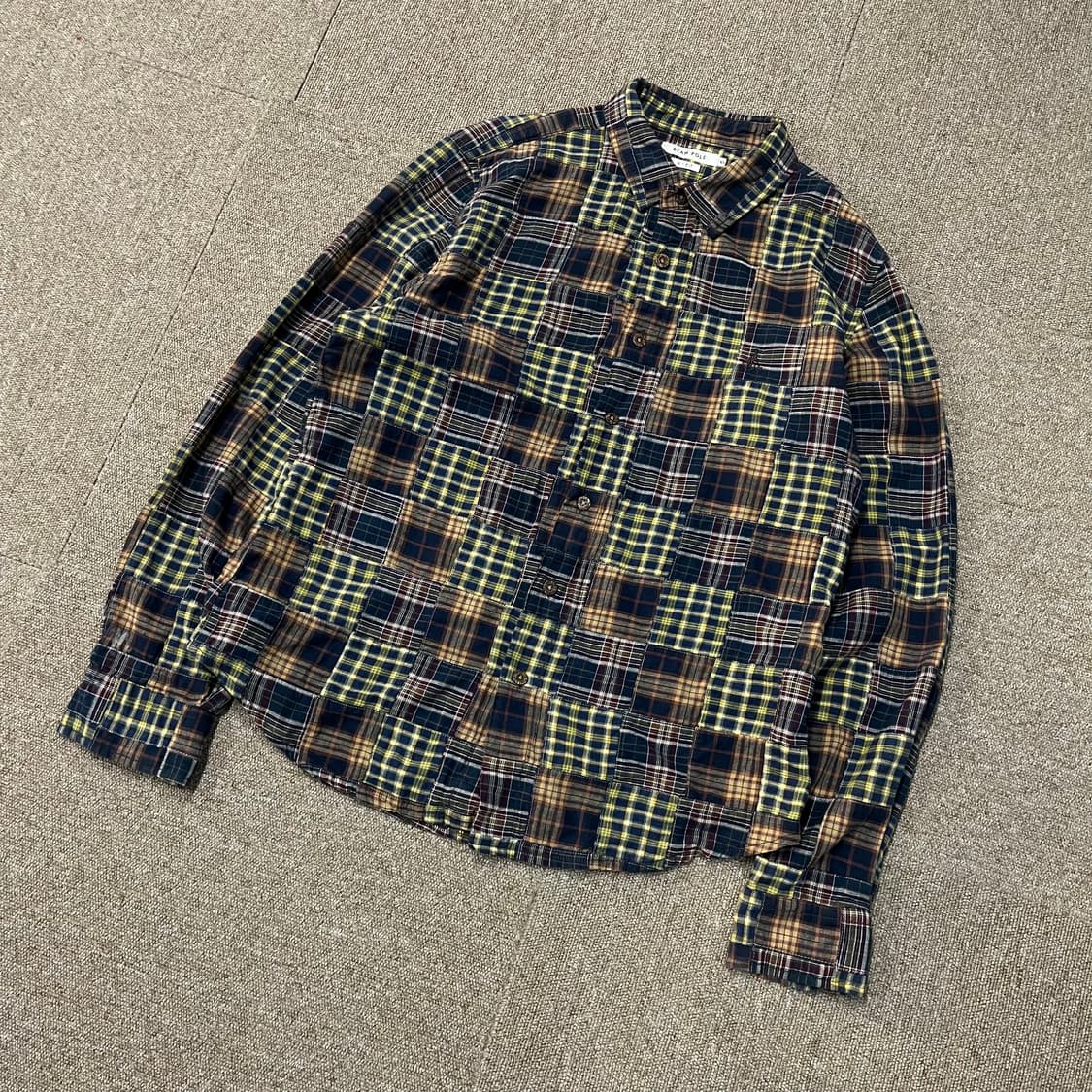  빈폴 패치워크 셔츠 상품이미지1