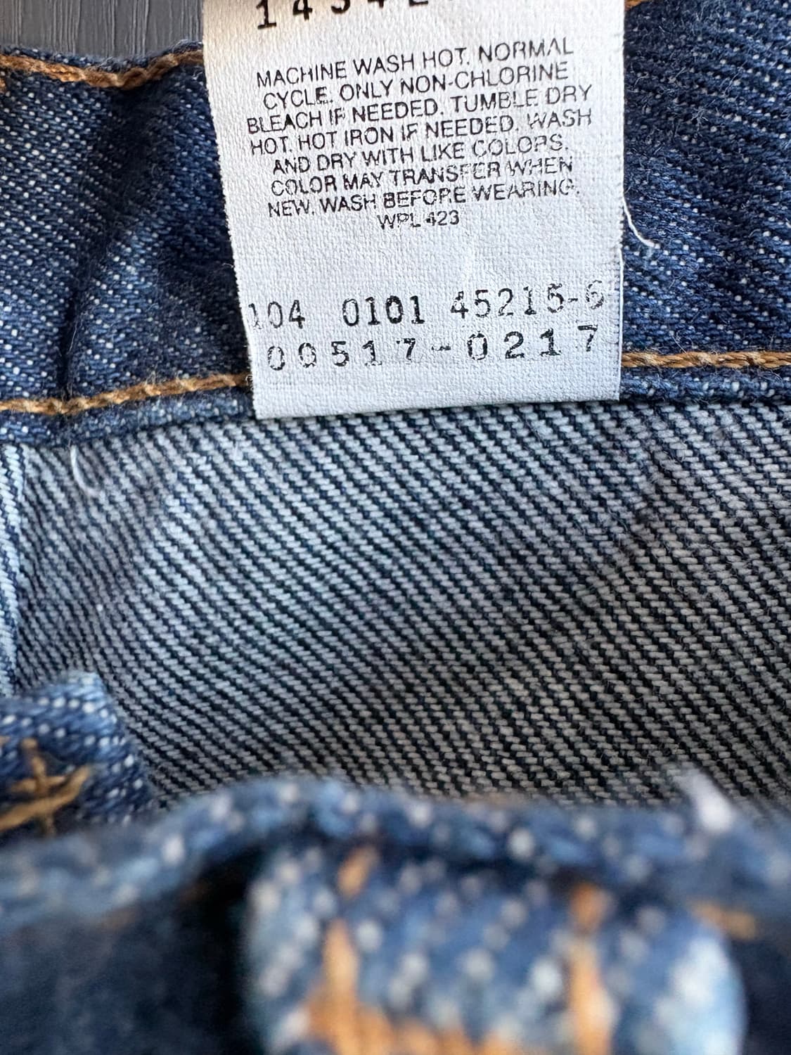 (33x32) 00s 리바이스 517 부츠컷 인디고 생지 데님 상품이미지6