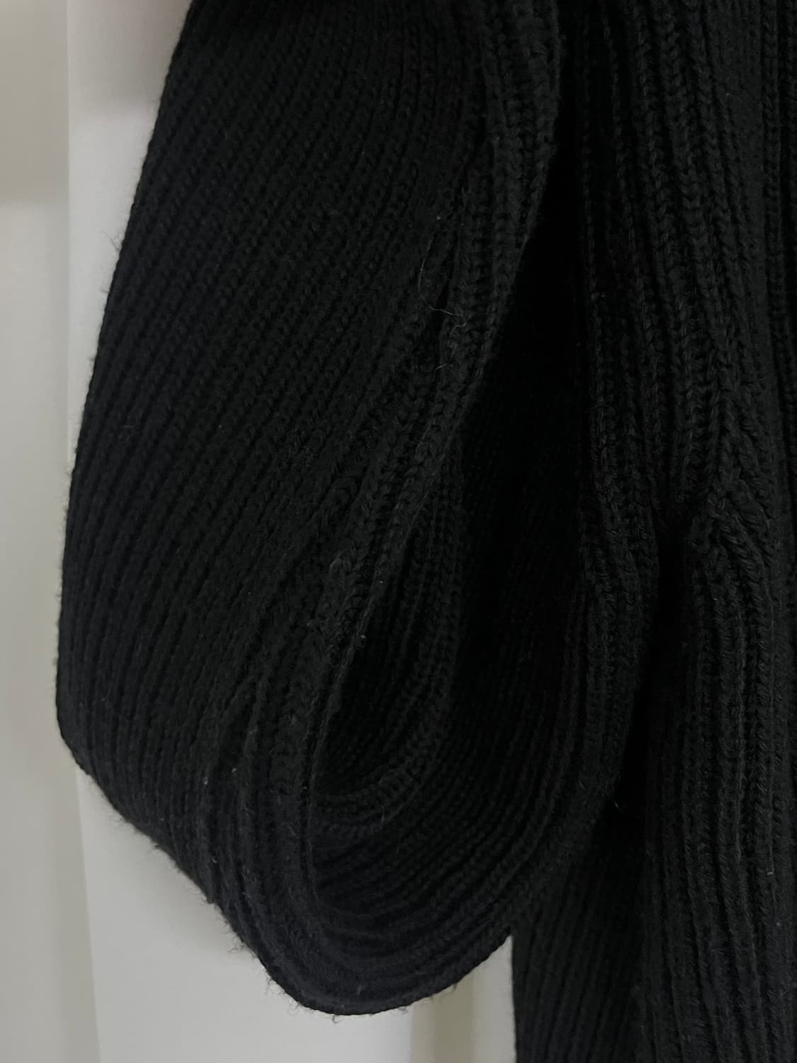 아모멘토 니트 블루종_Black_0 상품이미지8