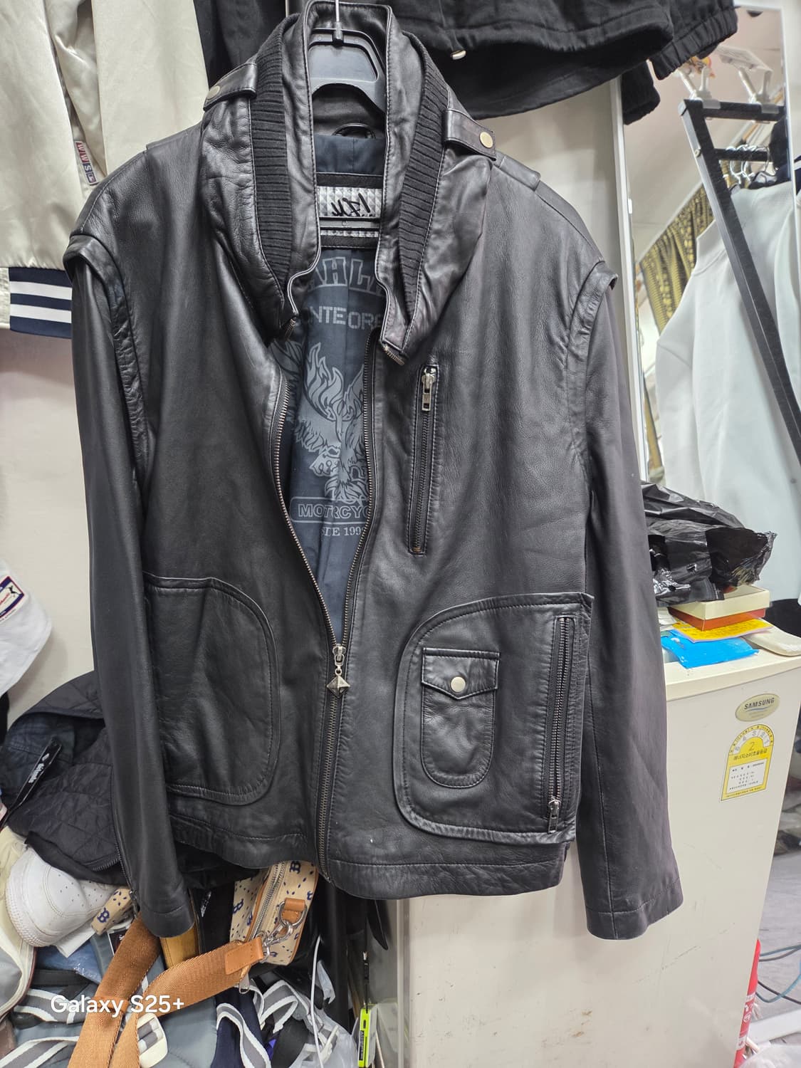 마자  플라봐   가죽자켓 상품이미지1