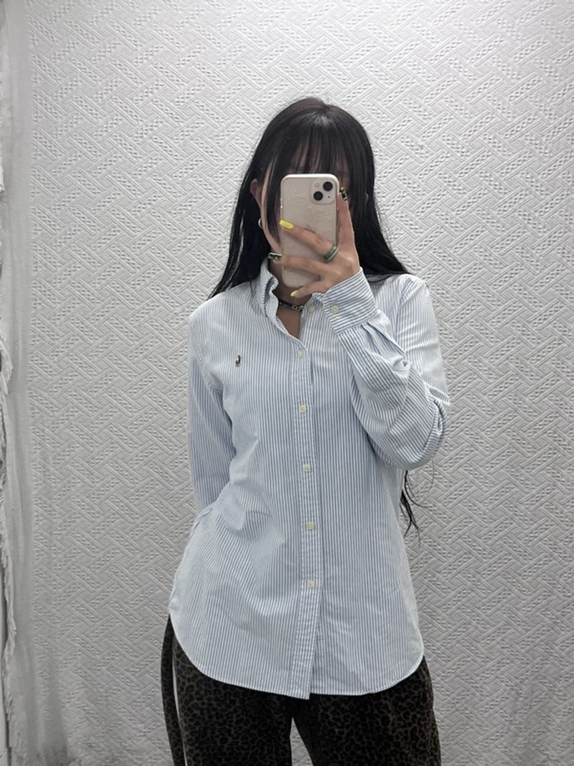 폴로 랄프로렌 빈티지 스트라이프 옥스포드 셔츠 100 C07563 상품이미지2