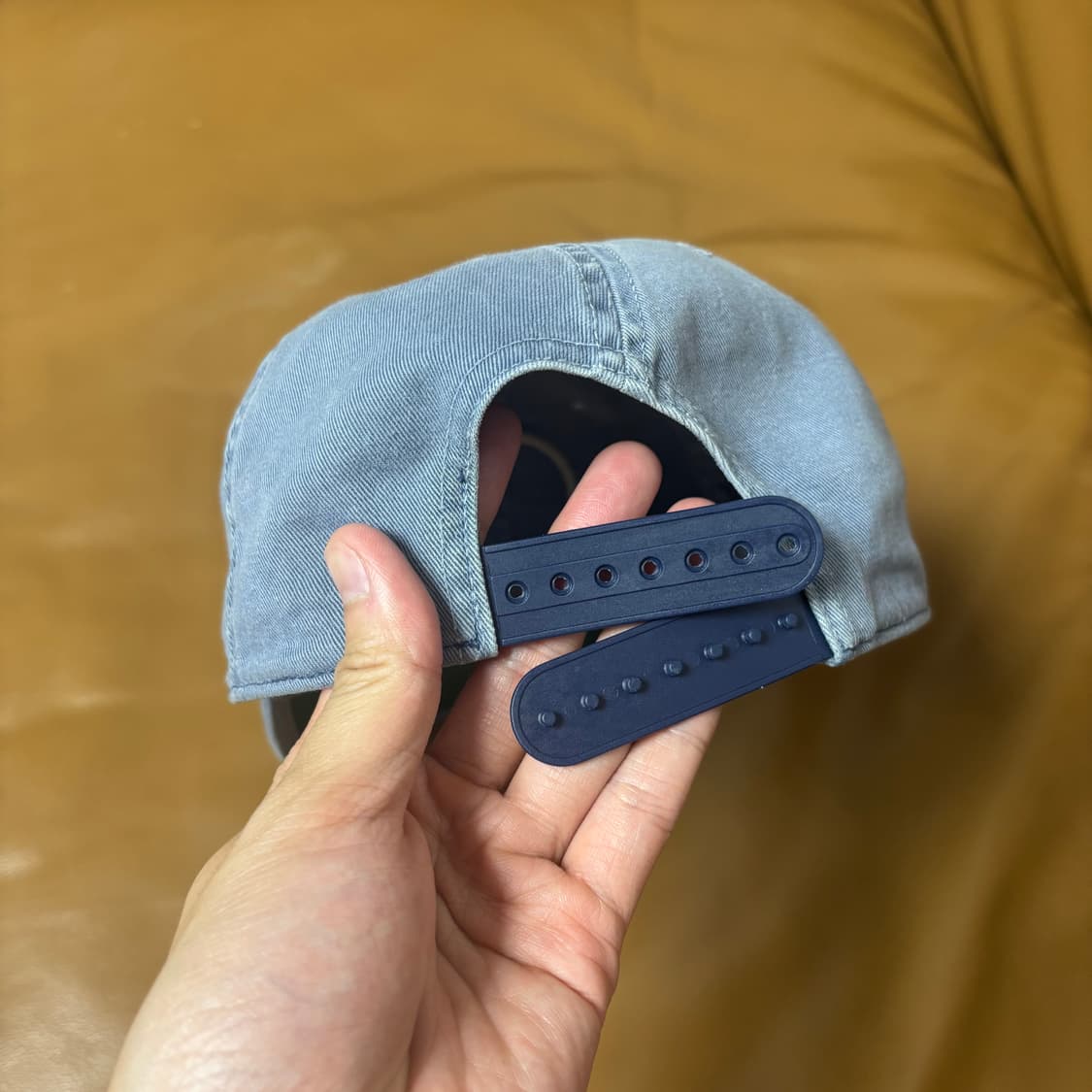 RRL 더블알엘 랄프로렌 폴로 미드나잇 블루 6패널 윙로고 볼캡 모자 상품이미지7