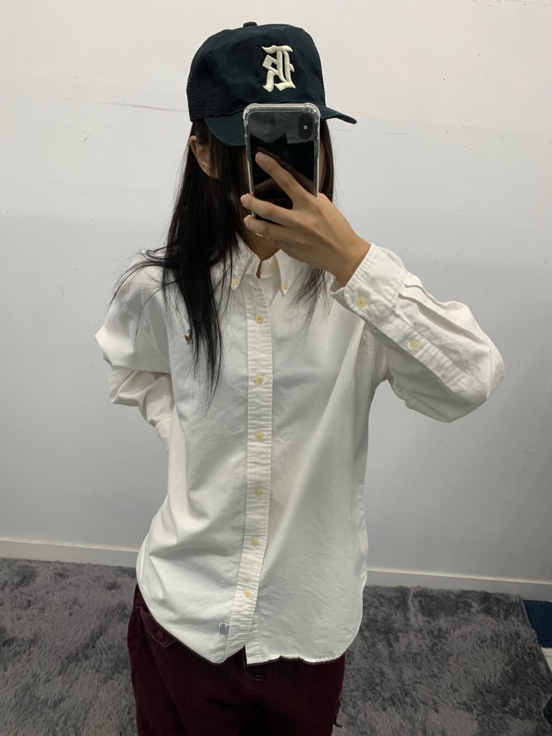 폴로 90년대 화이트 셔츠 (멕시코) 상품이미지1