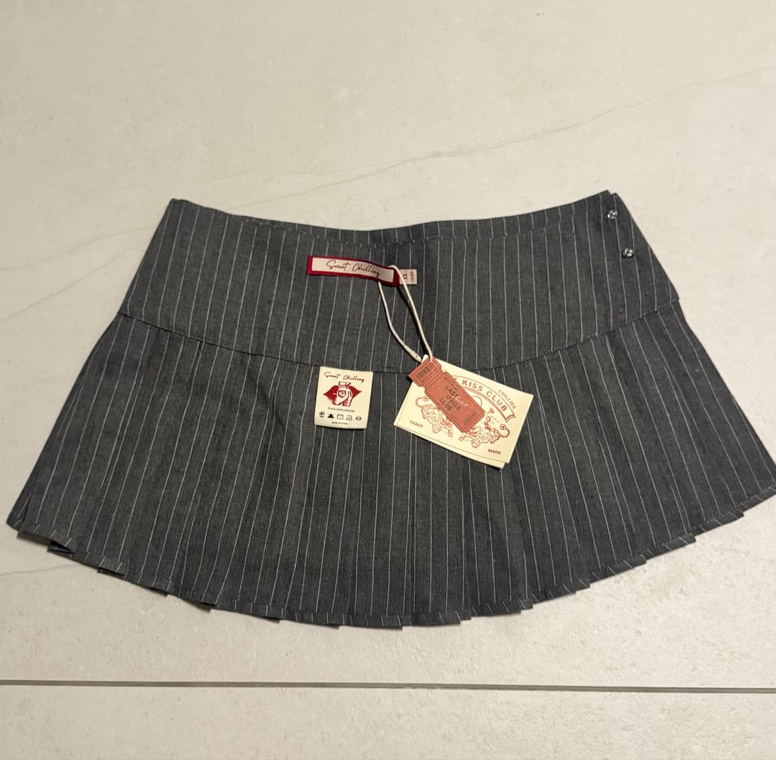 Sweet chilling pleated mini skirt 상품이미지1
