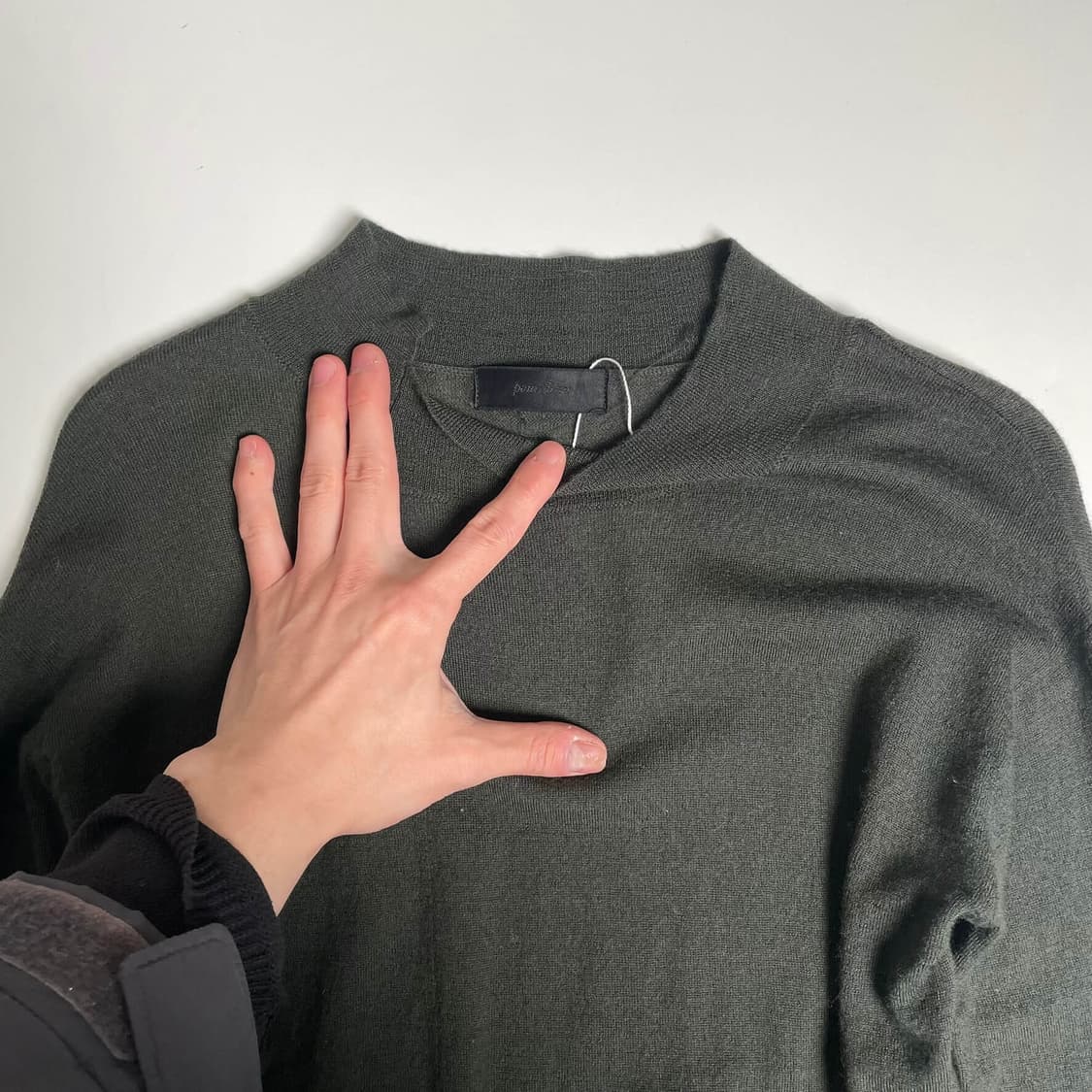 Pour deux 언밸런스 컷 니트 상품이미지8