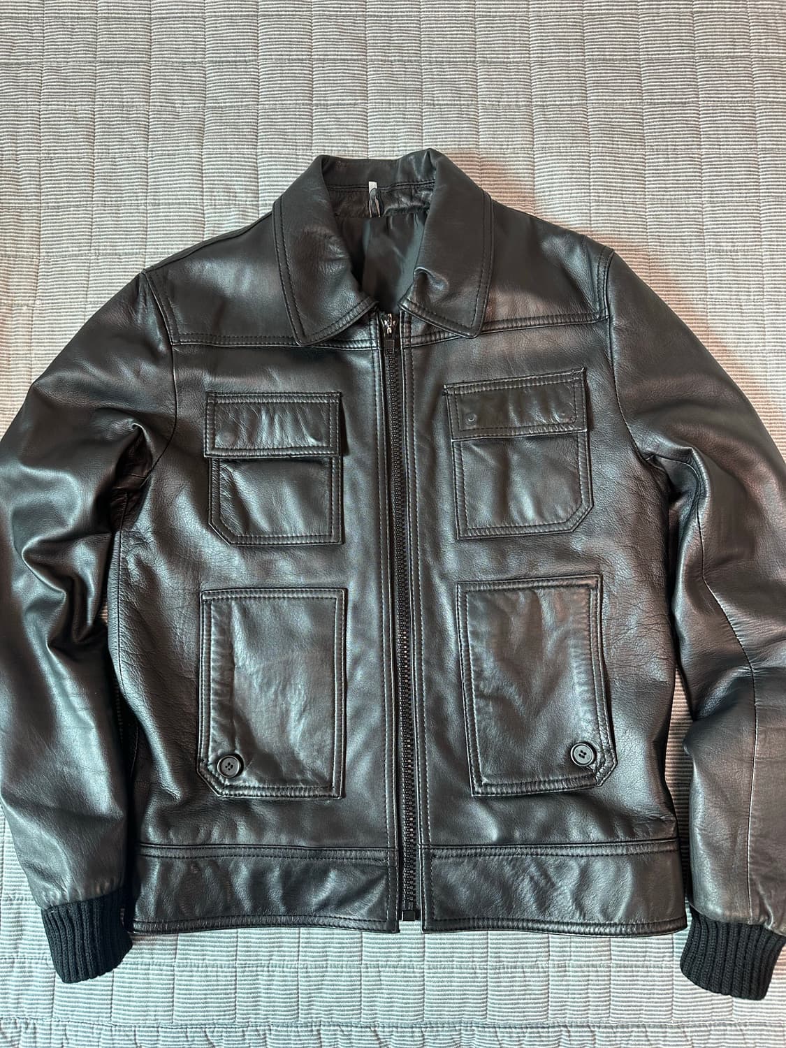 램스킨 양가죽 레더 자켓 상품이미지3