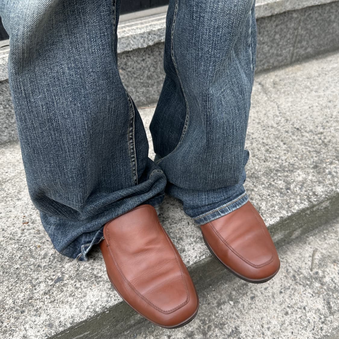 00s 브라운 프라다 스포츠 로퍼 상품이미지7