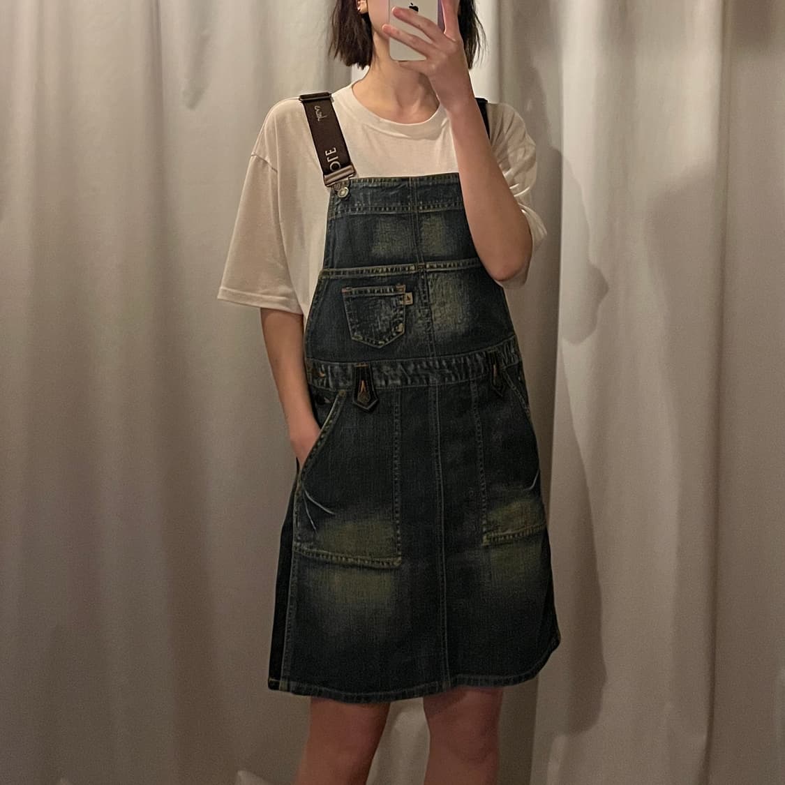 빈폴 데님 멜빵 원피스 상품이미지1