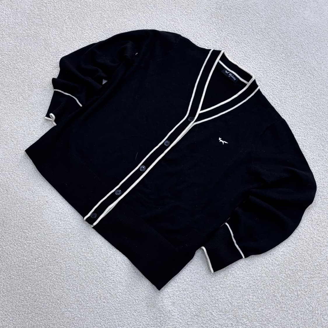 100 울시 남성 브이넥 니트 가디건 0324E 상품이미지1